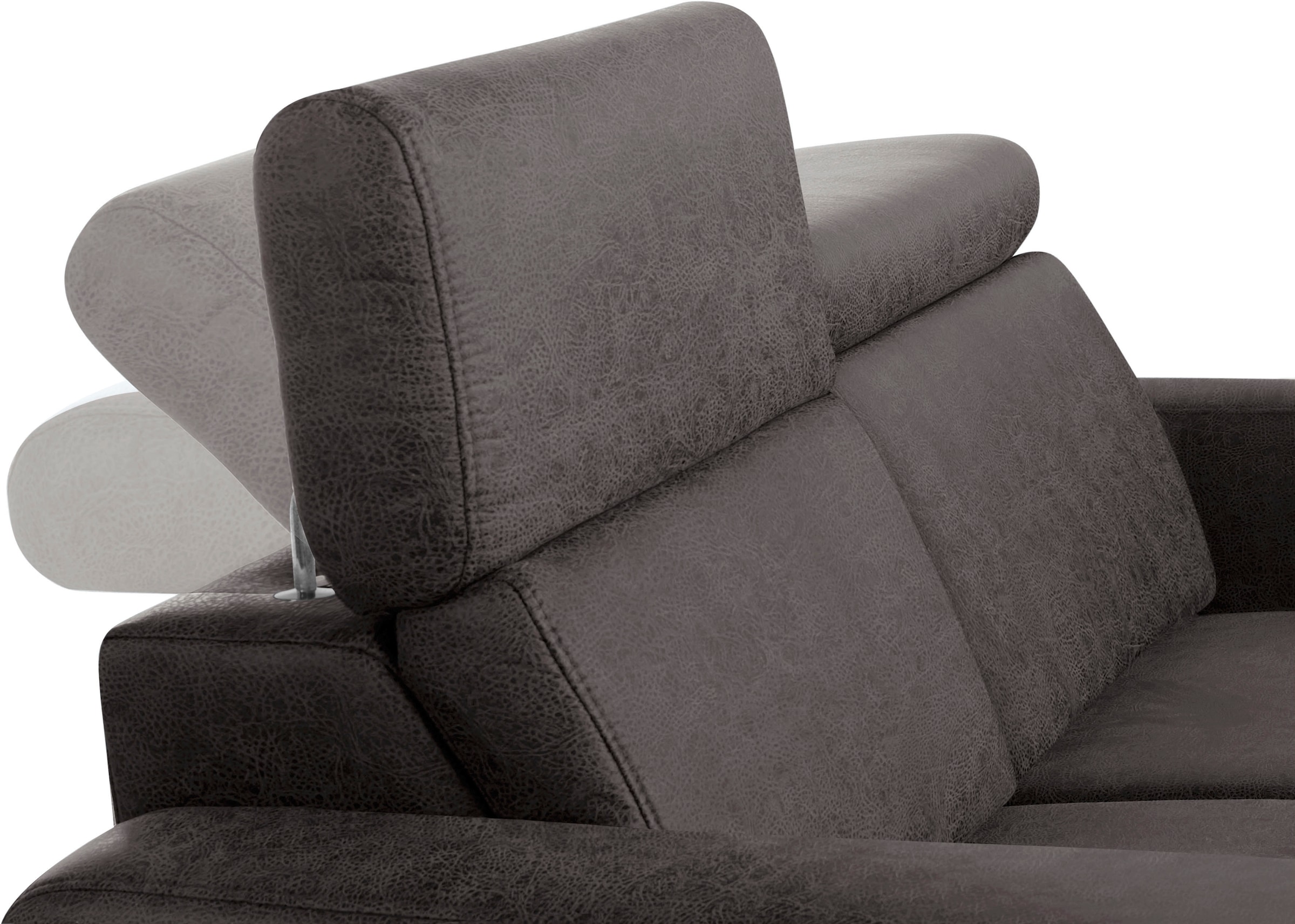 sit&more 2,5-Sitzer »Bologna«, inklusive Kopfteilverstellung und Federkern