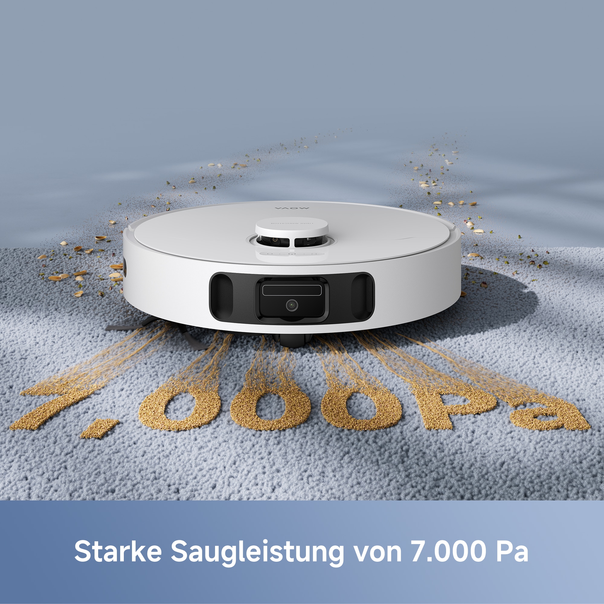 Dreame Saugroboter »Mova E30 Ultra, mit Absaugstation,«, 7000 Pa Saugleistung/Automatische Absaugung und selbstreinigende Mopps