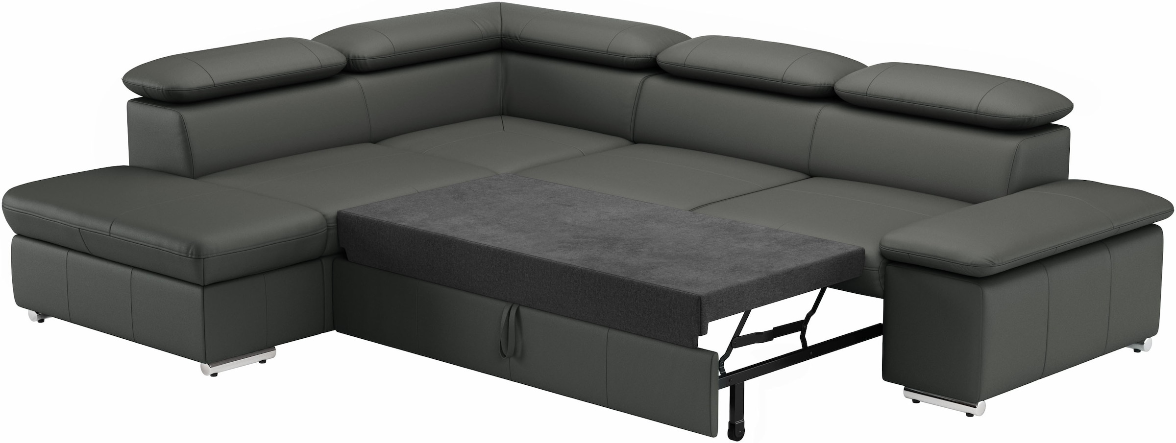 Ecksofa Valantine V, wahlweise mit Bettfunktion