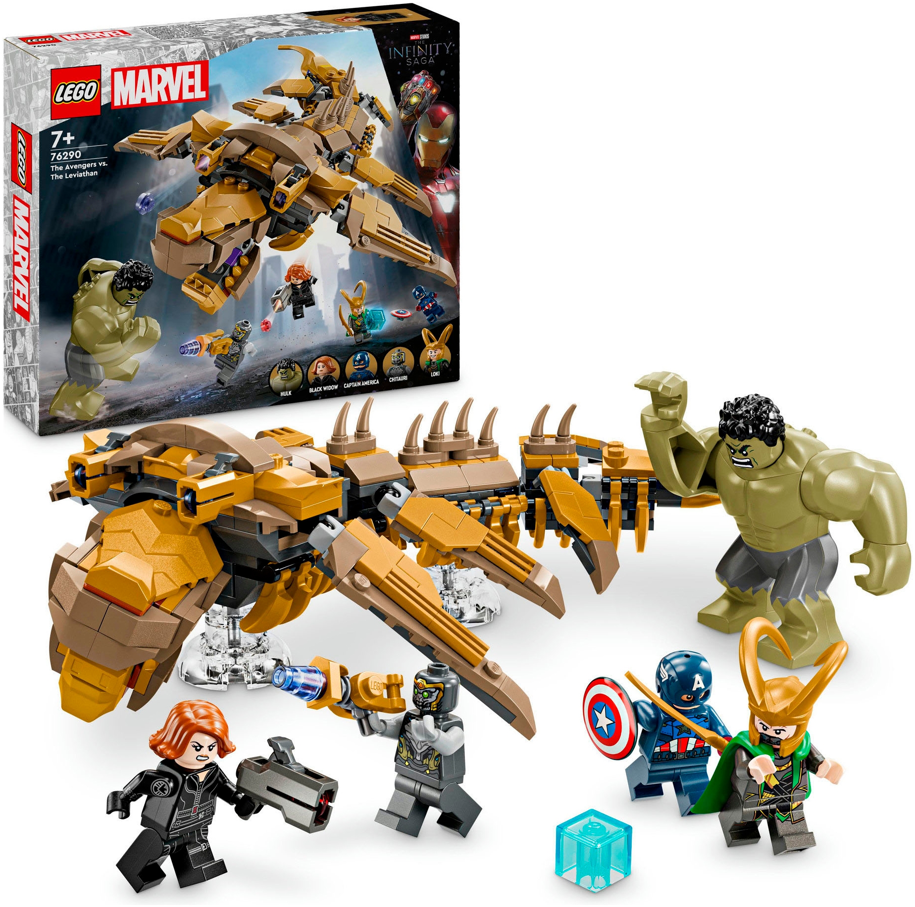 LEGO® Konstruktionsspielsteine »Avengers vs. Leviathan (76290), LEGO Super Heroes«, (347 St.), Made in Europe