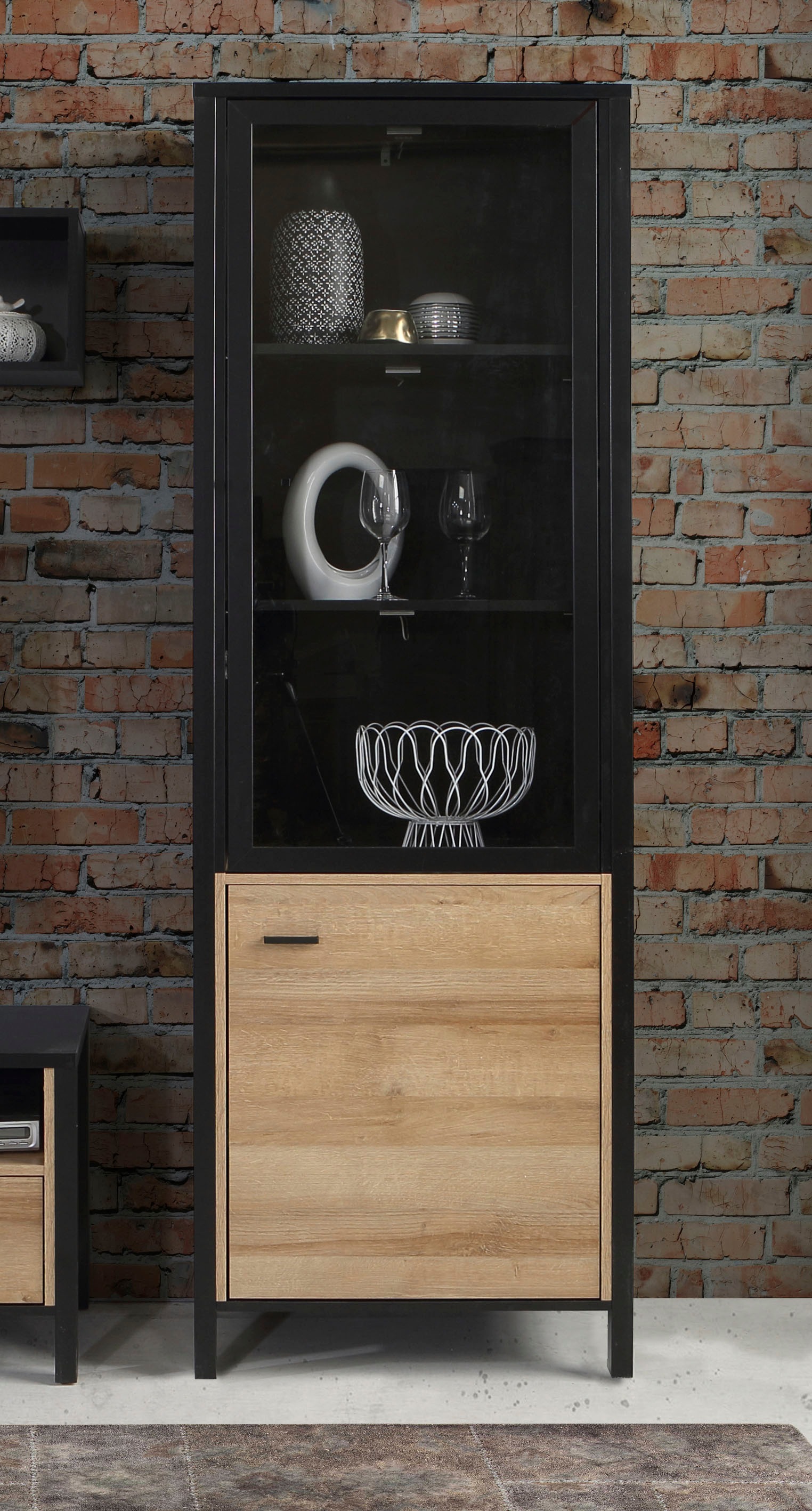 FORTE Vitrine "High Rock", Höhe ca. 193 cm günstig online kaufen