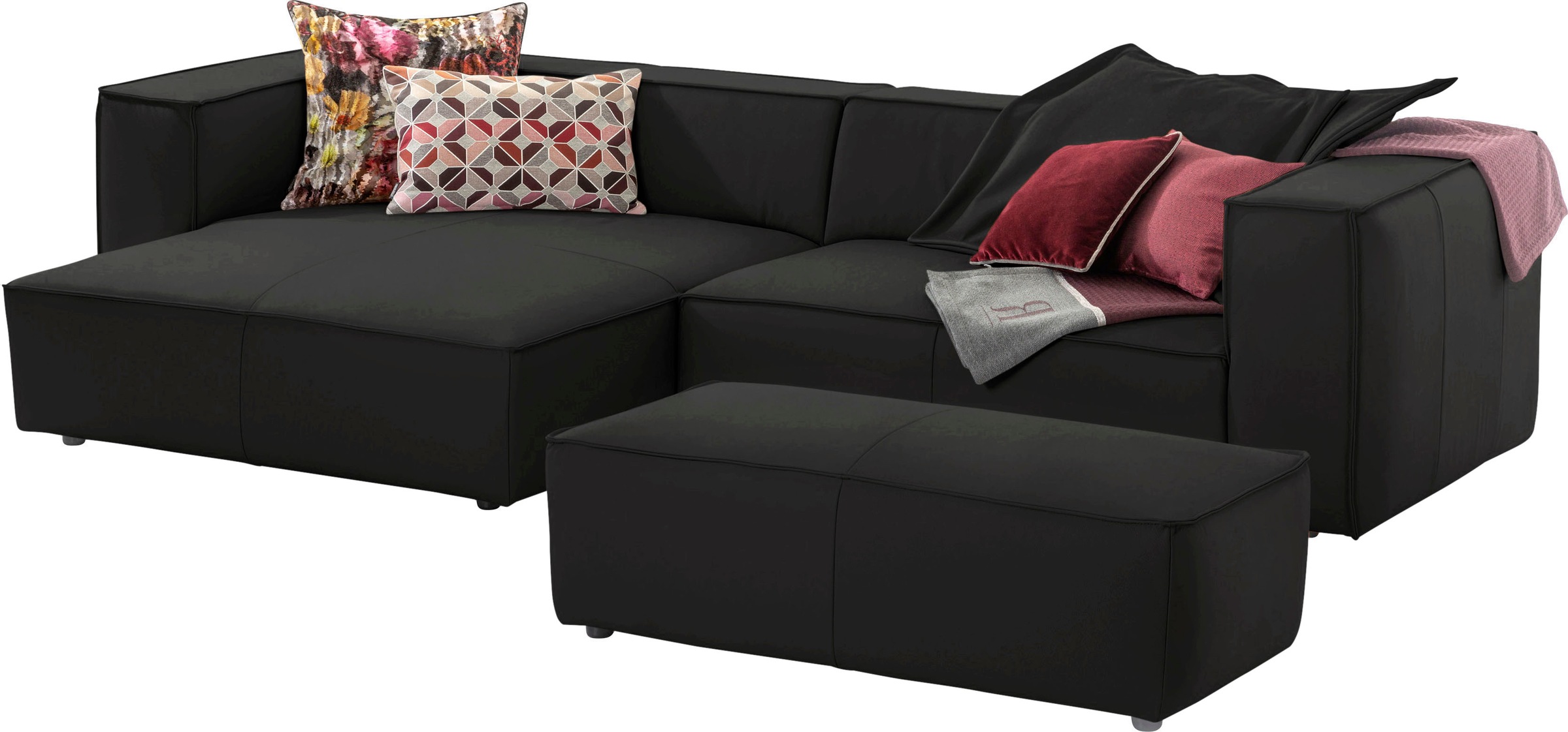 W.SCHILLIG Ecksofa »around-the-block, modern und elegant, bequem, L-Form«, günstig online kaufen