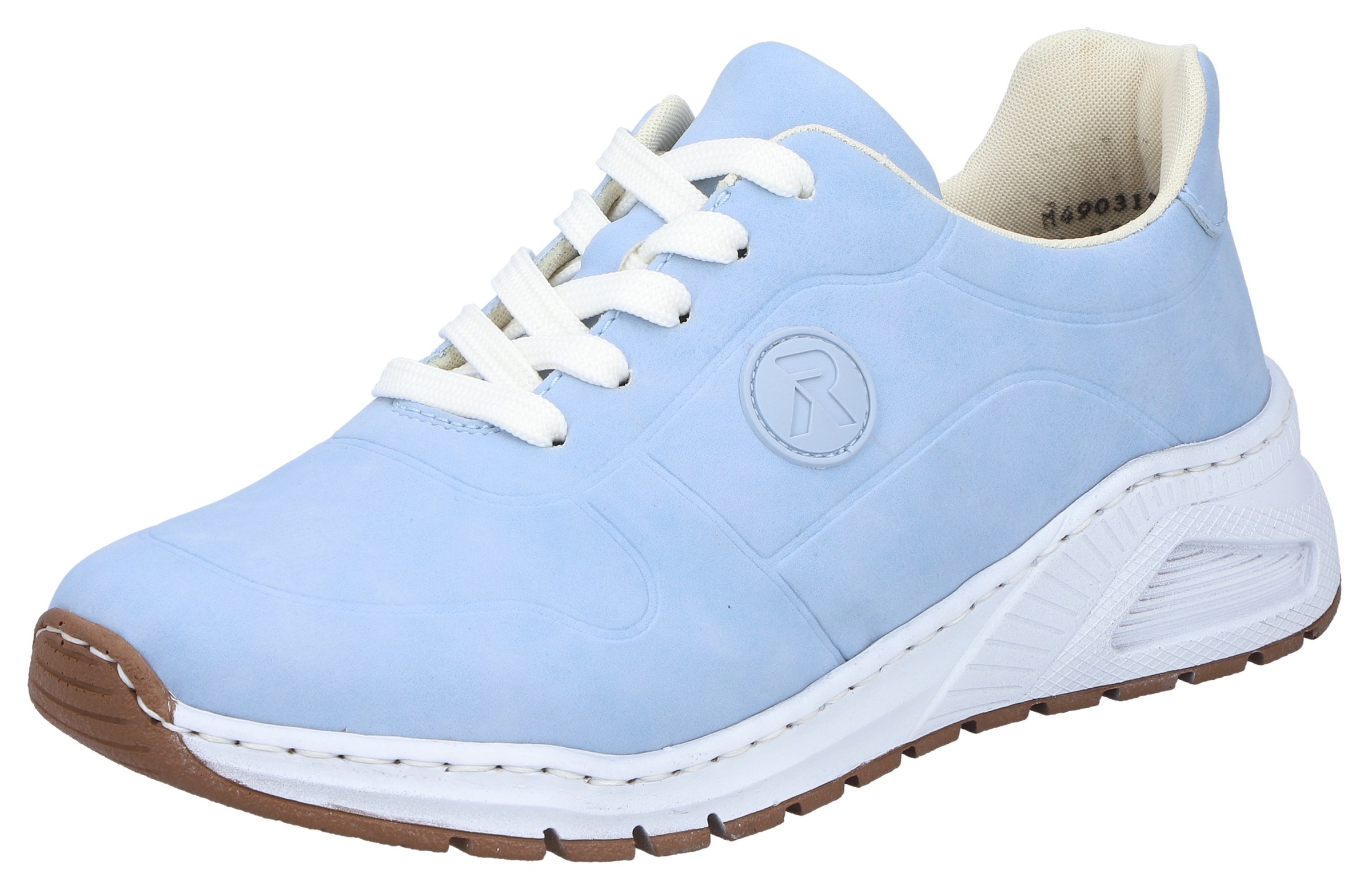 Rieker Sneaker  mit MemoSoft-Innensohle, Freizeitschuh, Halbschuh, Schnürschuh