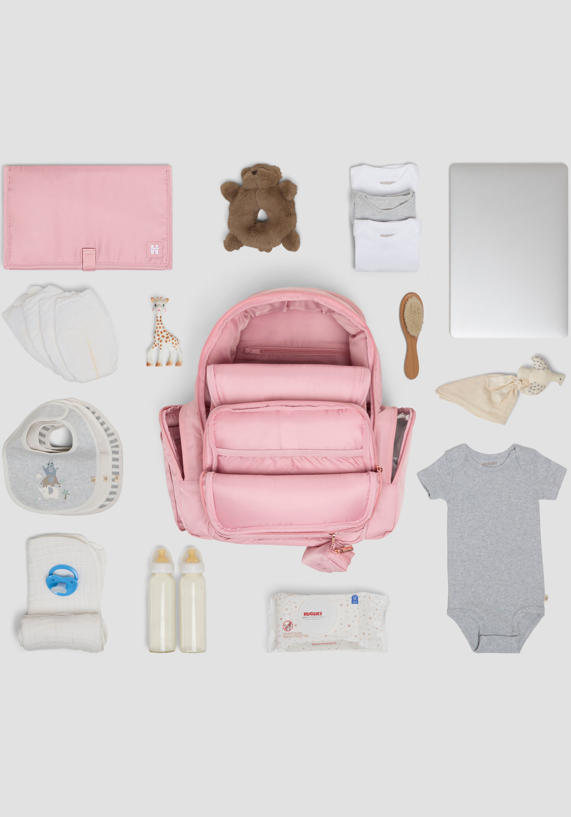HUGGIES babywear Wickeltasche, inklusive Wickelunterlage, ohne abgebildete Accessories
