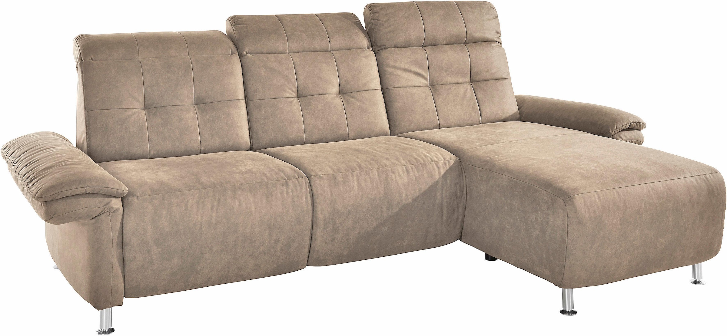 Places of Style Ecksofa »Manhattan L-Form«, 2 Sitze mit elektrischer Relaxf günstig online kaufen