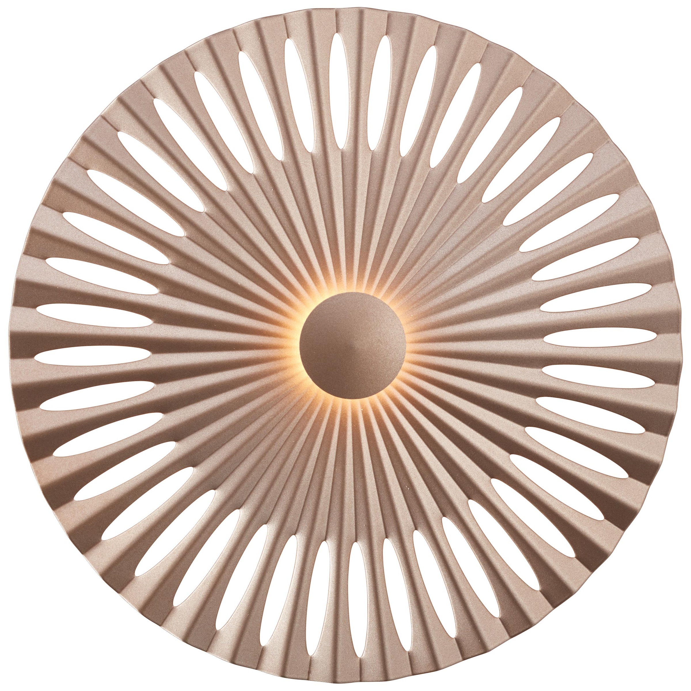 Brilliant LED Wandleuchte »Phinx«, 1 32 online Ø dekorativer cm, braun warmweiß, lm, bestellen flammig-flammig, Aluminium, 1300 Lichteffekt