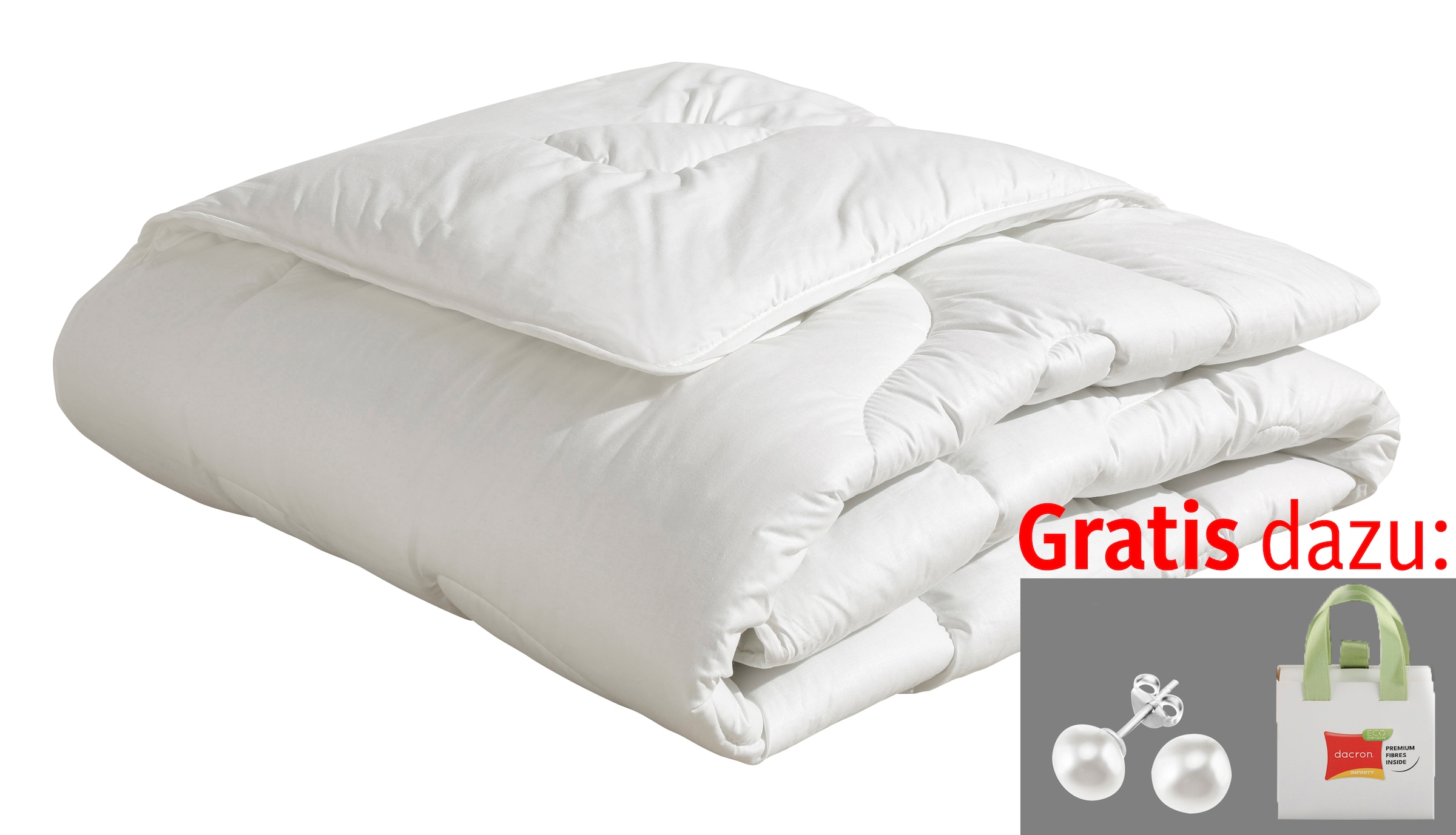 Beco Kunstfaserbettdecke »Aerelle™ Blue "Gold" NEUHEIT Bettdecke mit Gratis günstig online kaufen