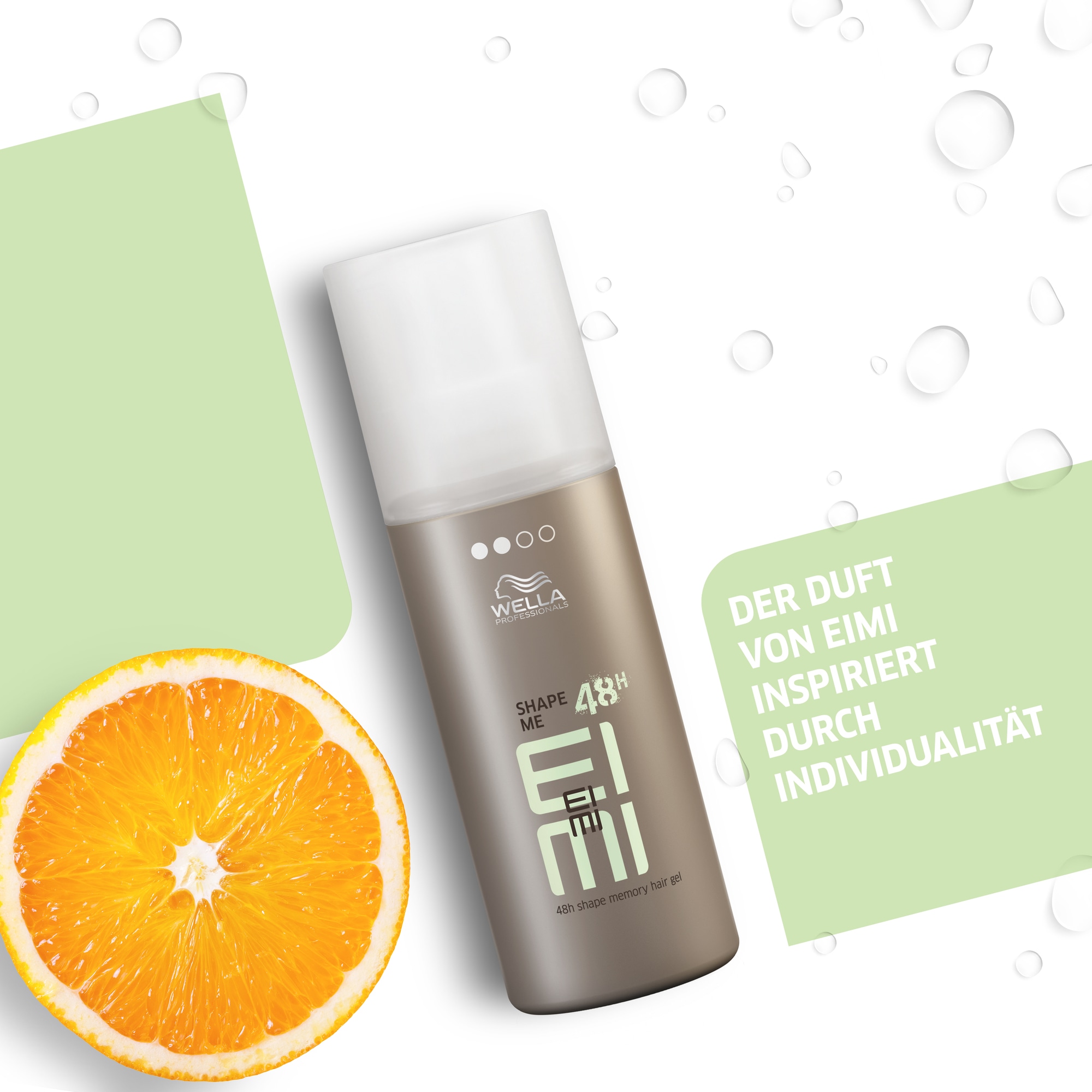 Wella Professionals Haarcreme »EIMI Shape Me Haargel« 48h Halt, Memory-Polymer-Komplex aktiviert durch Hitze