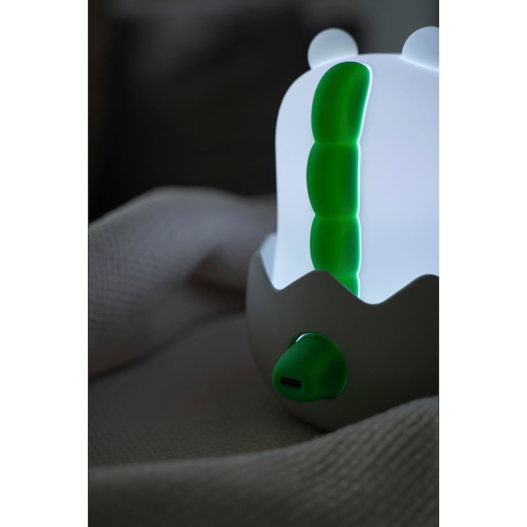 niermann LED Nachtlicht »Nachtlicht Diggy Dino«, 1 flammig-flammig, Freundliches, reduziertes Design + Angenehmes Licht (schlaffreundlich)