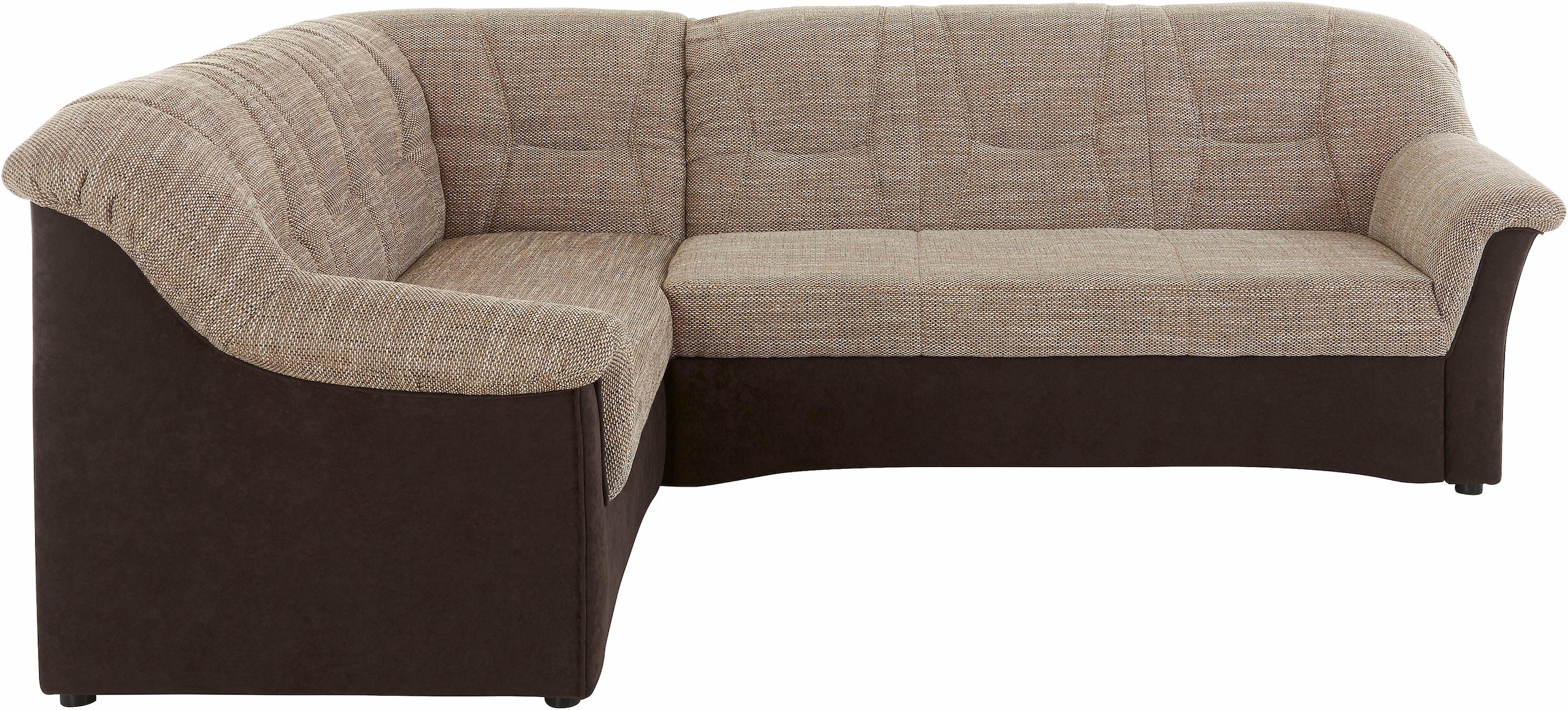 DOMO collection Ecksofa »Sarafina zeitlos&bequem, optional mit Federkern, B günstig online kaufen