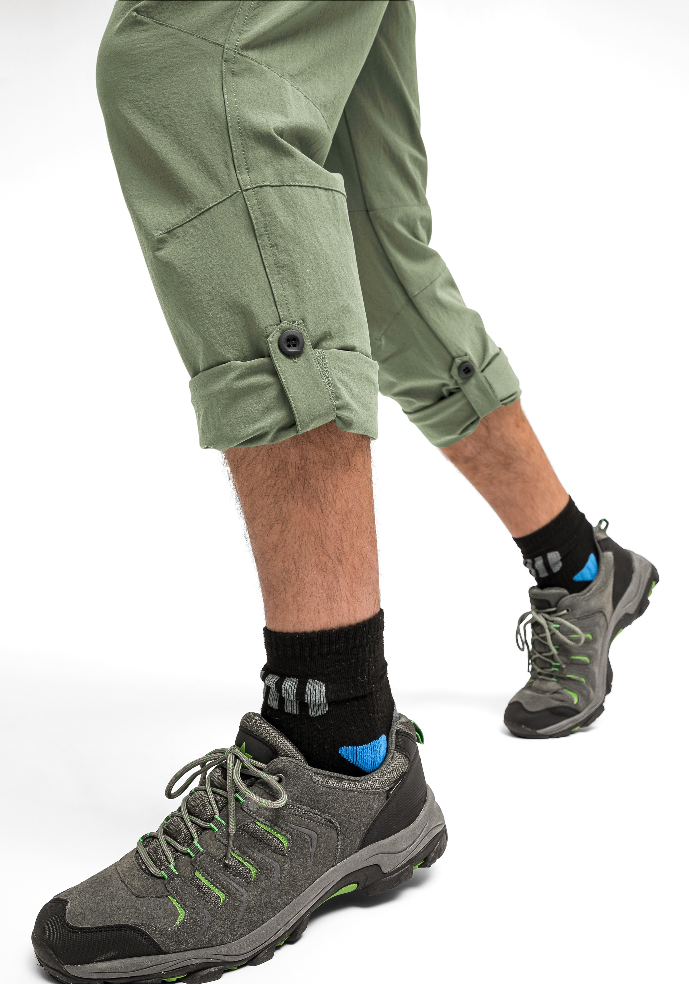 Maier Sports Funktionshose »Nil«, Herren Wanderhose, atmungsaktive Outdoor-Hose mit Roll up Funktion