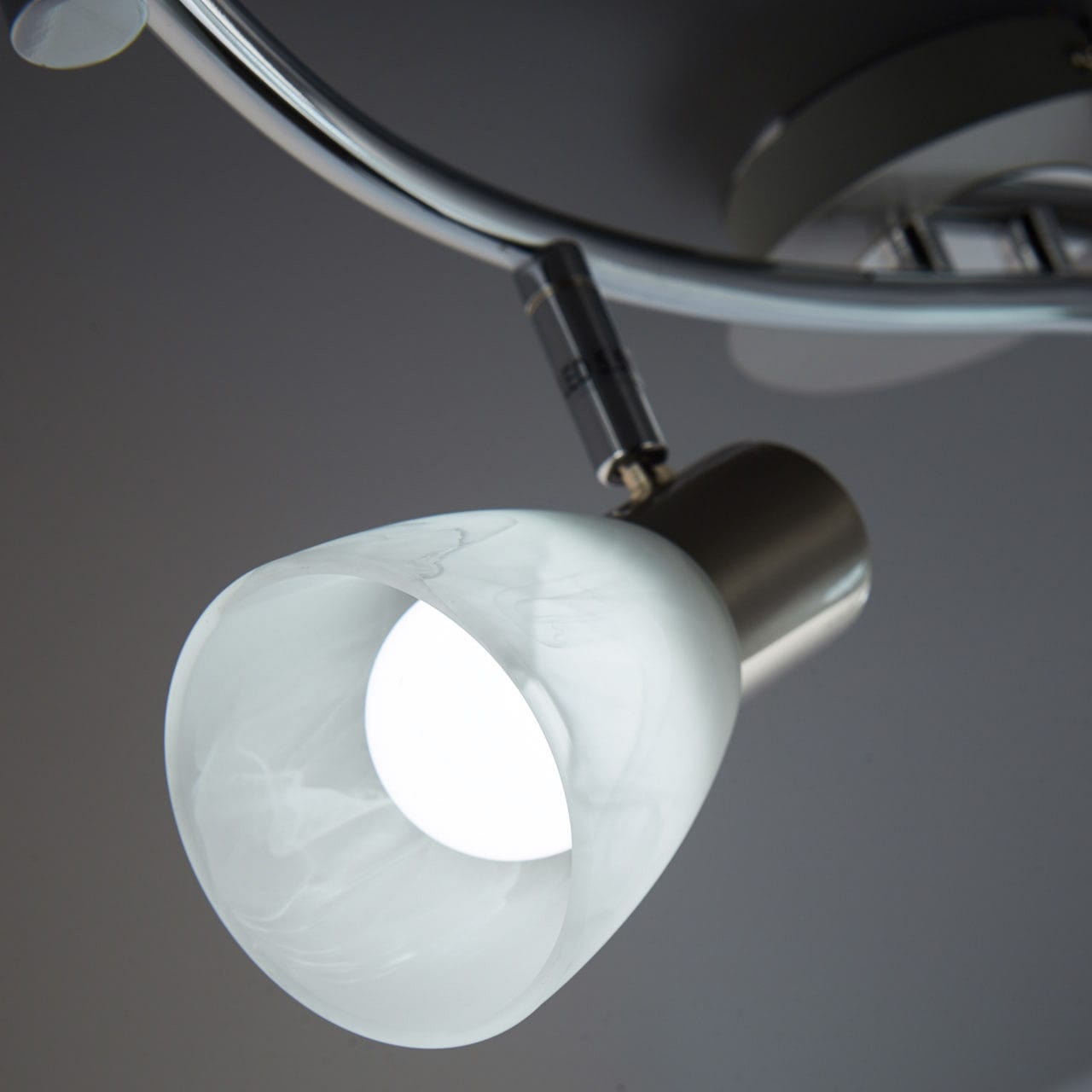B.K.Licht Deckenspots »BK_DS1032 LED Deckenleuchte, Schwenkbar, inkl. E14«, 6 flammig, Leuchtmittel E14 | LED wechselbar, 6-flammig, 6x 5W LED, 470lm, 3.000K warmweißes Licht, L: 178cm