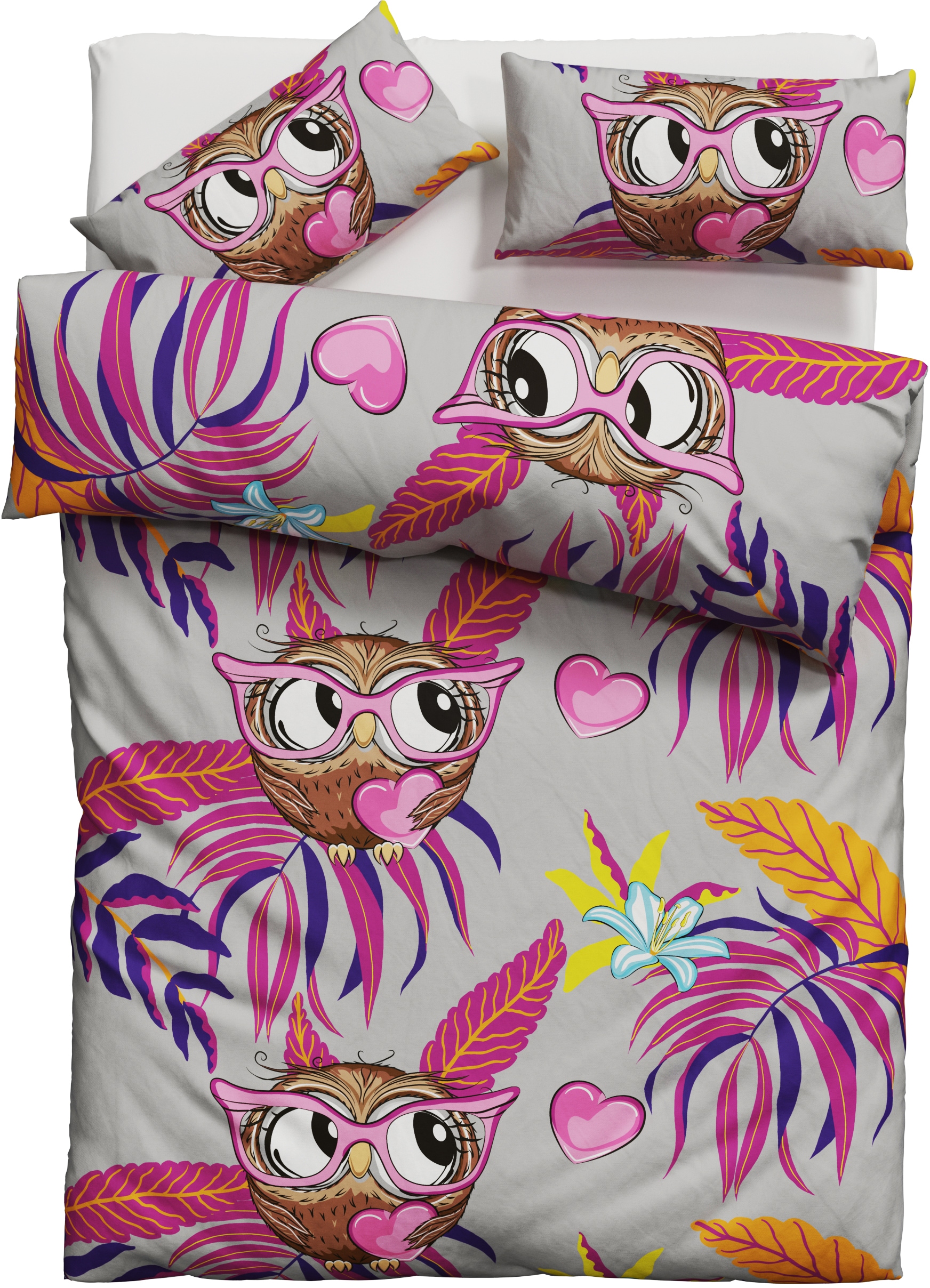 OTTO home Bettwäsche »Physalis« 2 Stk. in Gr. 135x200 oder 155x220 cm, 100% Baumwolle, mehrere Designs