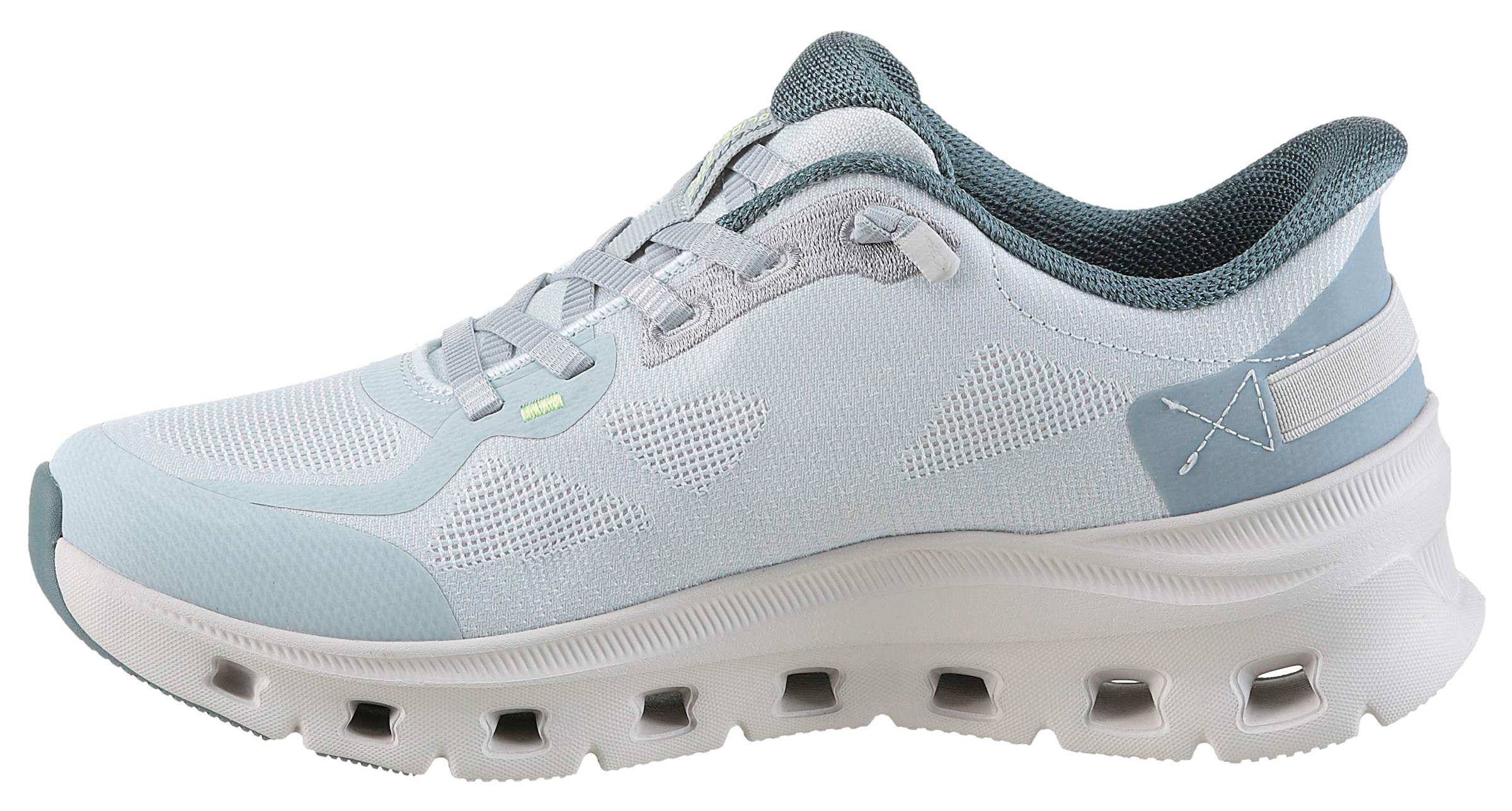 Skechers Slip-On Sneaker »GLIDE-STEP PRO«, Laufschuh, Trainingsschuh mit dämpfender Glide Step Sohle