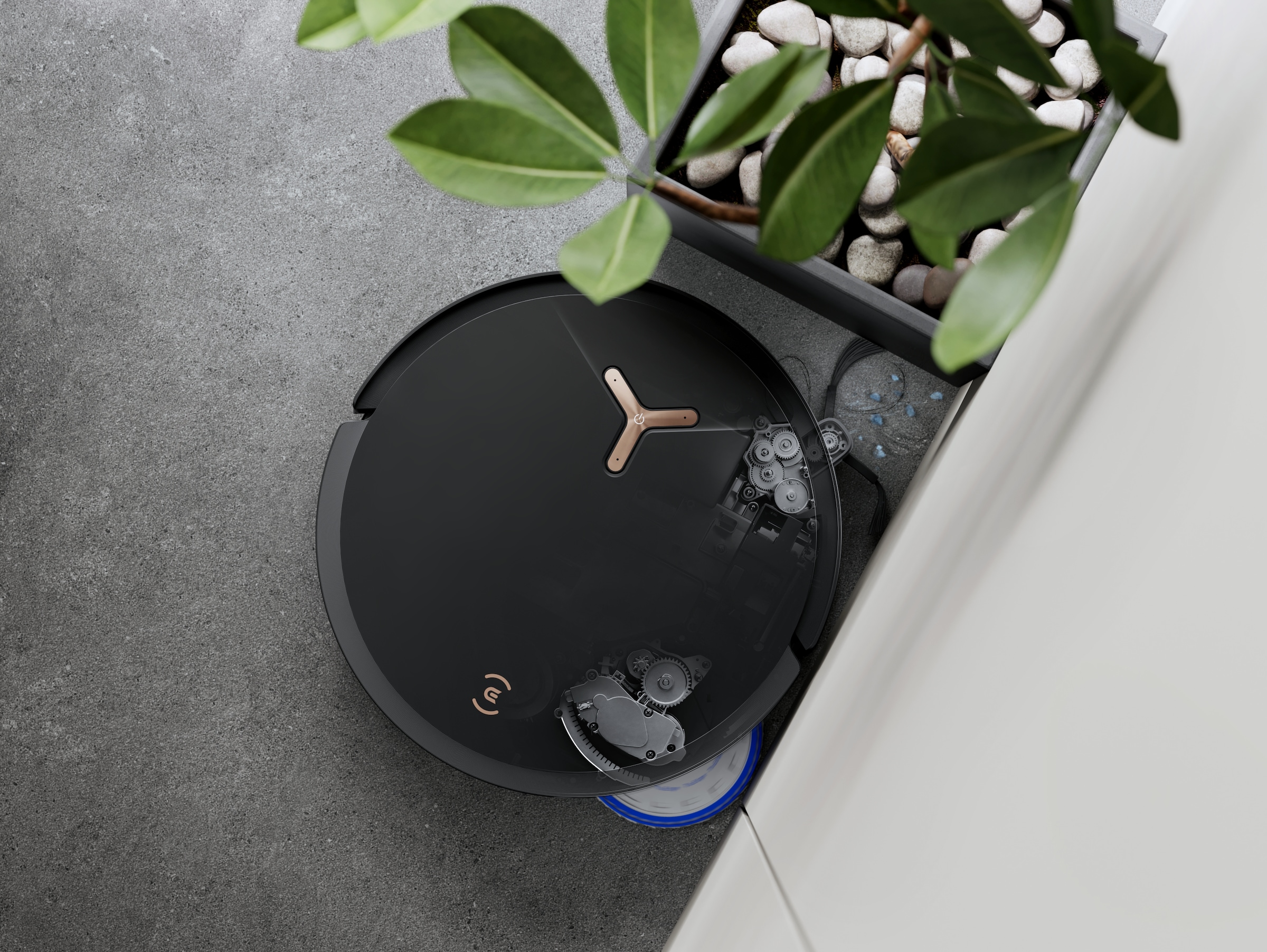 ECOVACS Saugroboter »ECOVACS DEEBOT T50 MAX PRO OMNI, 18.000 Pa mit BLAST,«, OMNI-Station mit 40-75° Mopp-Waschen, 18mm Mopp-Lift