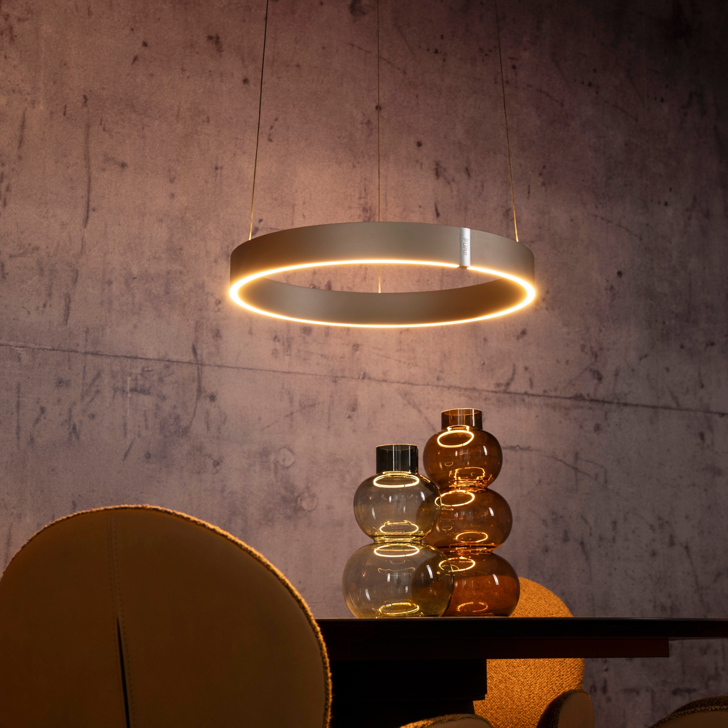 Neuhaus PURE LED Pendelleuchte »PURE E-Clipse« LED-Board 1 Stk. warmweiß - kaltweiß e-LIFT®-Funktion, CCT, dimmbar über Fernbedíenung