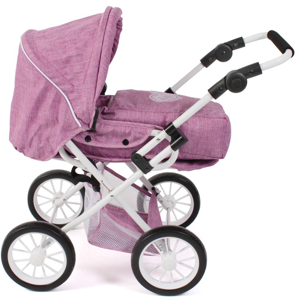 CHIC2000 Kombi-Puppenwagen »Leni, Jeans Pink«