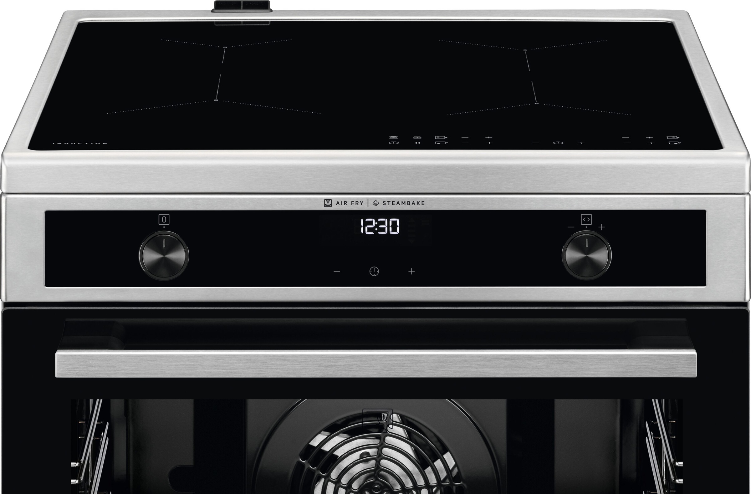 AEG Induktions-Standherd »CIB6643BBM«, mit Teleskopauszug nachrüstbar, Damp günstig online kaufen