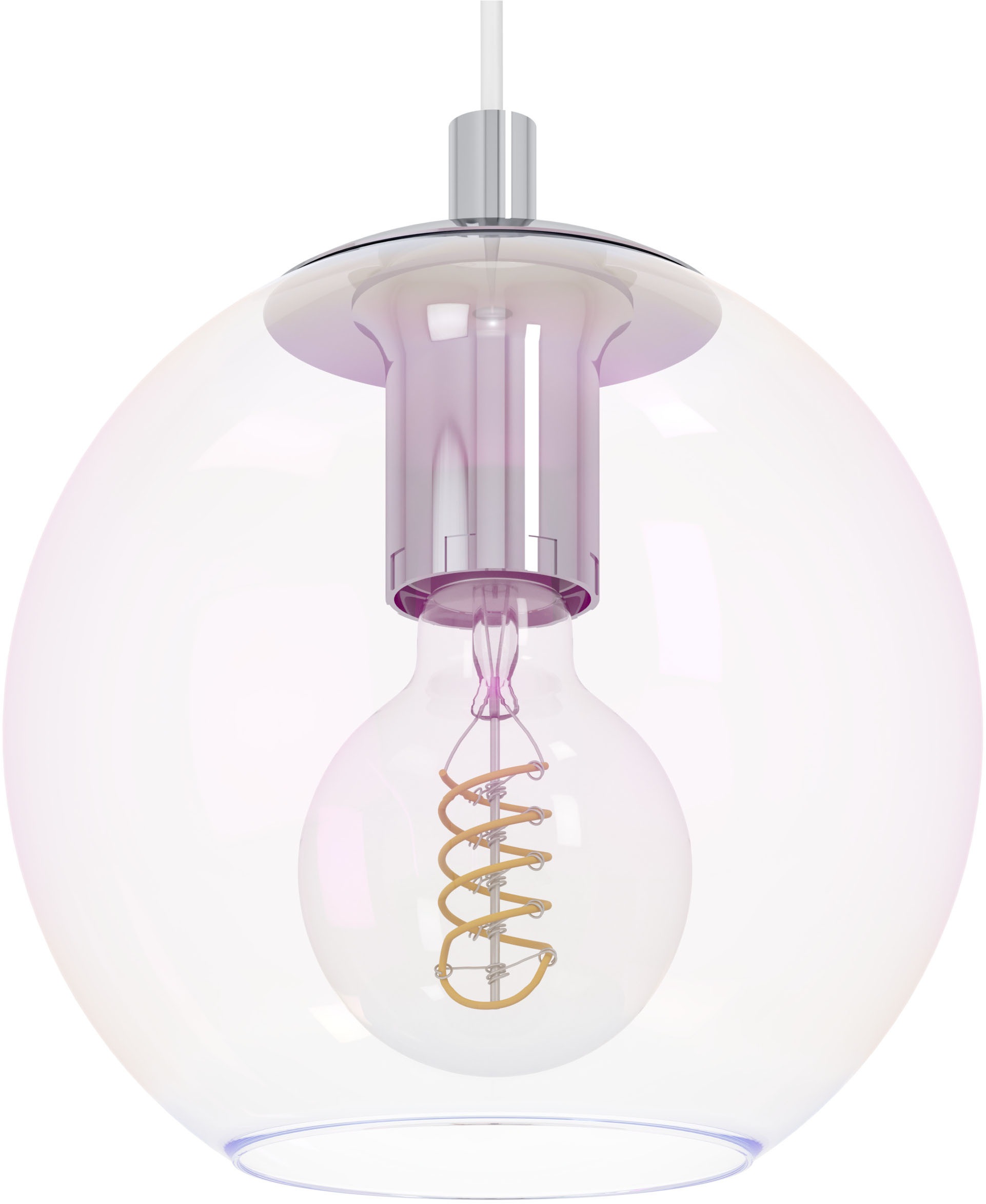 EGLO Hängeleuchte »ARISCANI 2 Pendellampe - Stahl - E27 - 3X60W - IP20« E27 1 Stk. Hängelampe, Deckenlampe, Wohnzimmer, Esszimmer, H110 x Ø42,5 cm