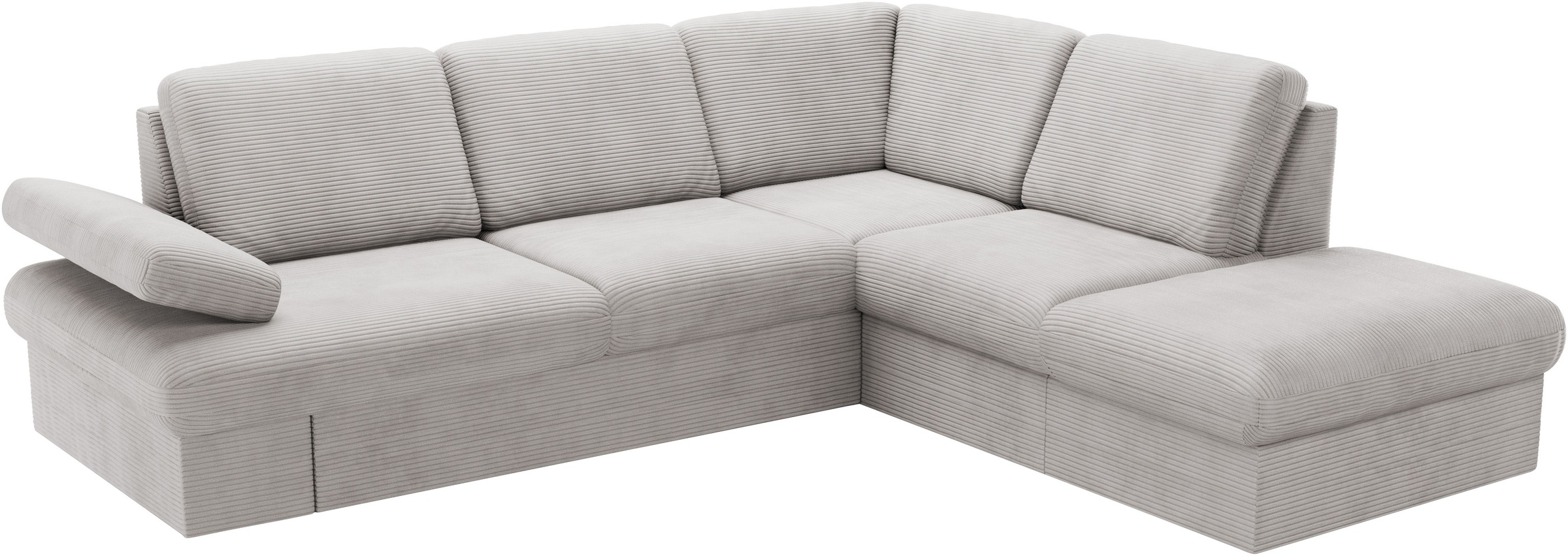 sit&more Ecksofa »Moreno L-Form, B: 238 cm«, mit Armteilverstellung, optional Bettfunktion