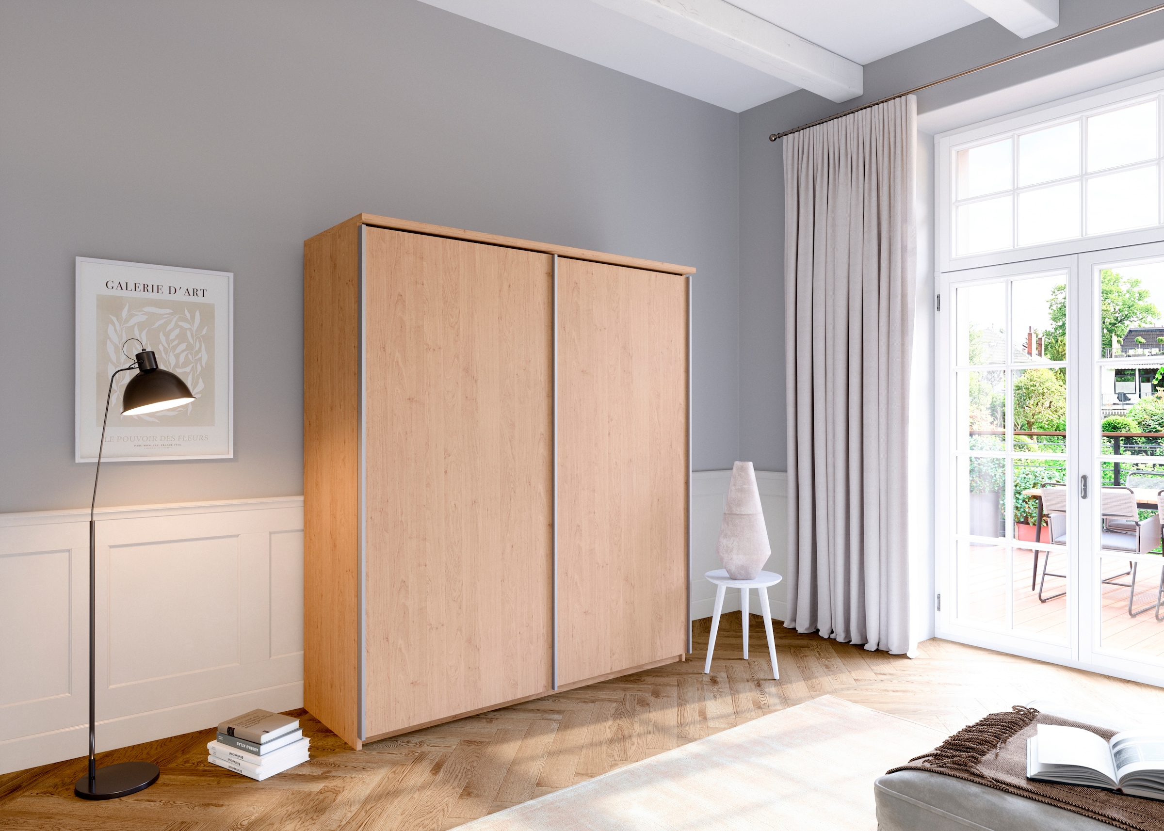 Schwebetürenschrank 
