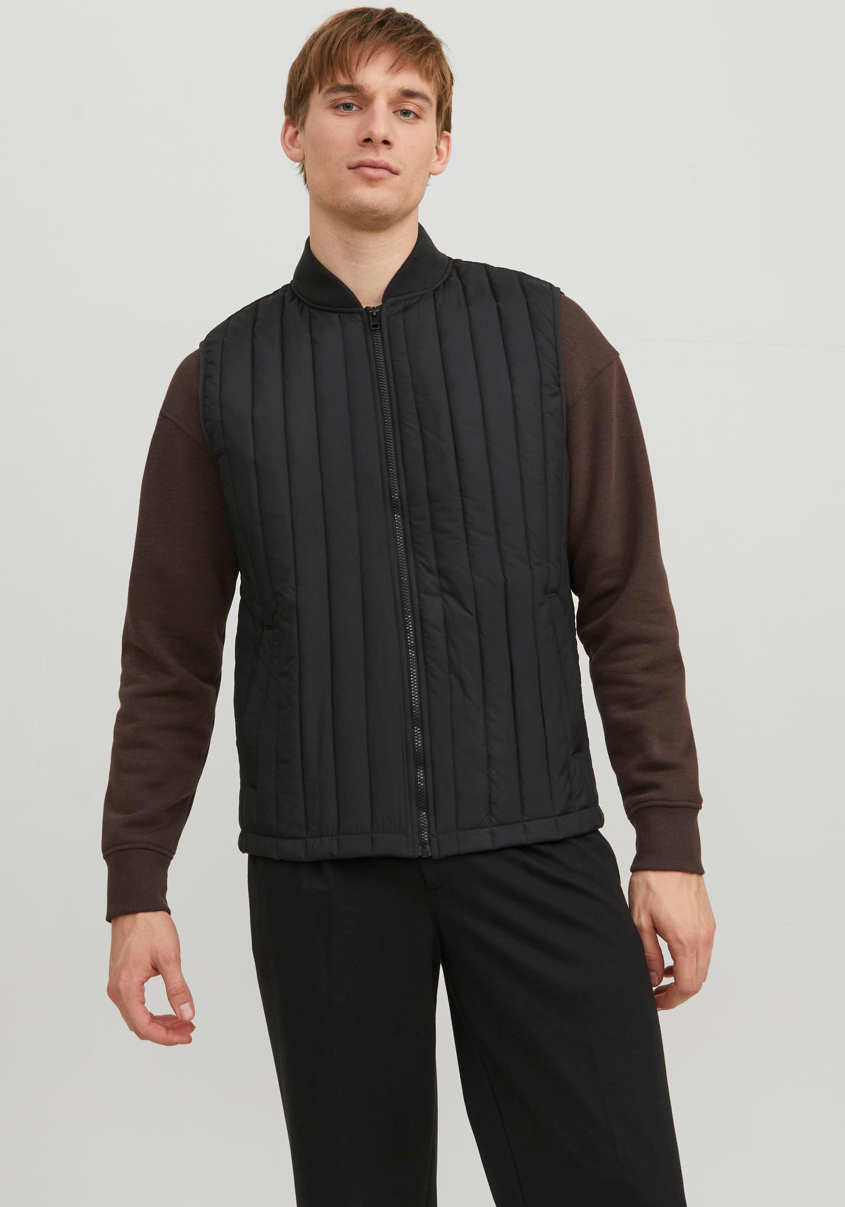 JACK & JONES Steppweste »JJECITY LINER VEST NOOS« Black L L Weste von Jack&Jones