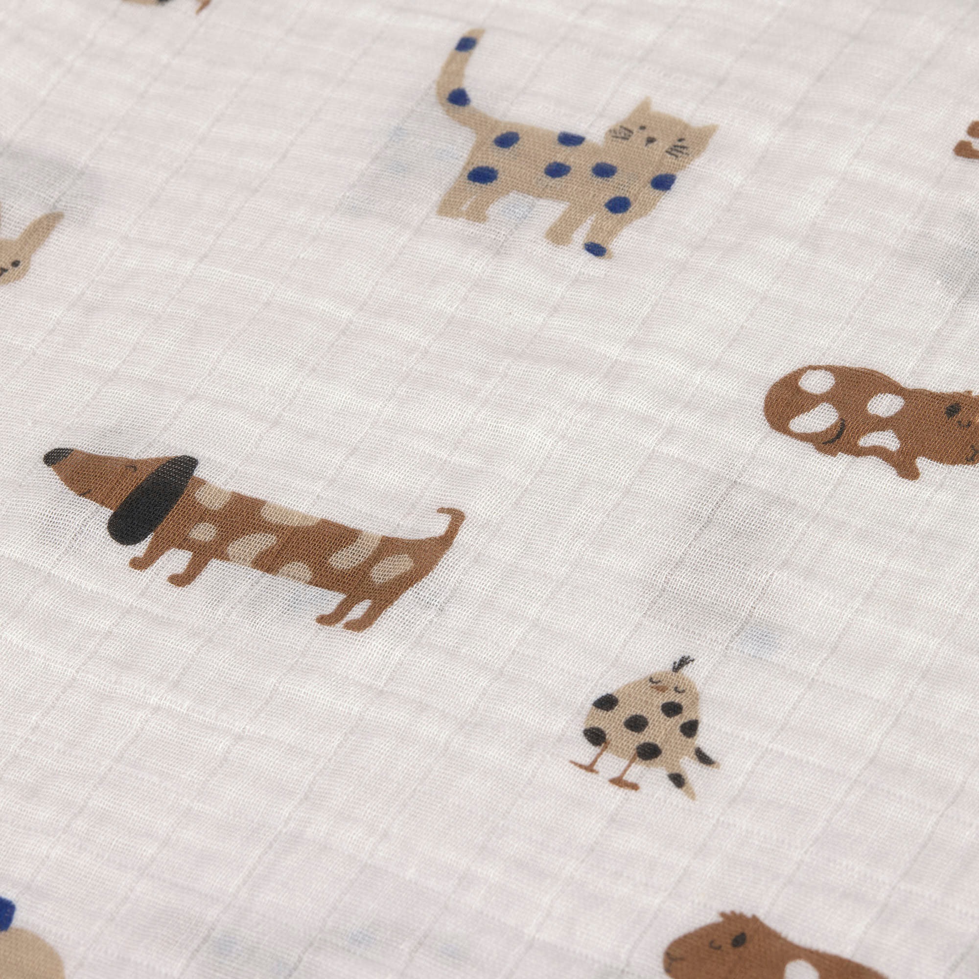 LÄSSIG Stoffwindeln »Little Mateys, Einschlag- und Mulltuchset L, Royal Blue« Set, 3 Stk. tlg.