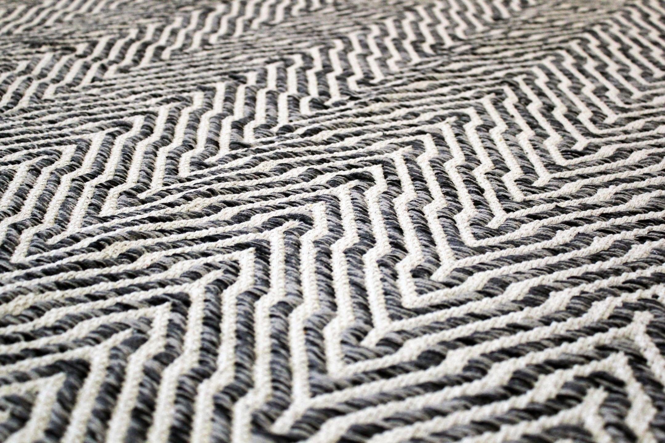 my home Teppich »Hanno«, rechteckig, 7 mm Höhe, flacher Teppich, Kurzflor, Weich, Pflegeleicht, Elegant