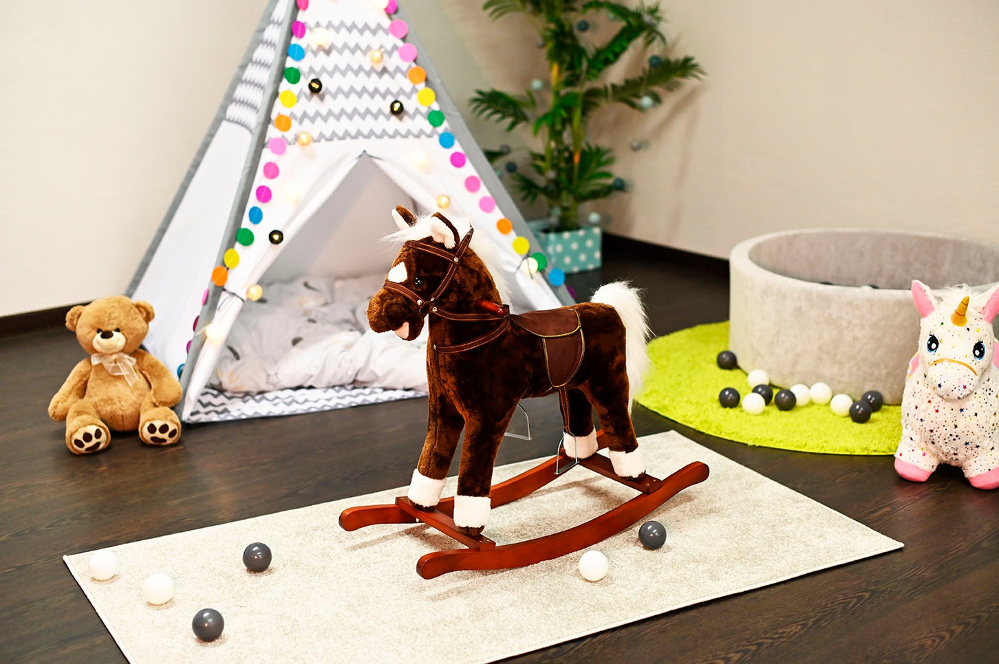 Knorrtoys® Schaukelpferd »Brauny«