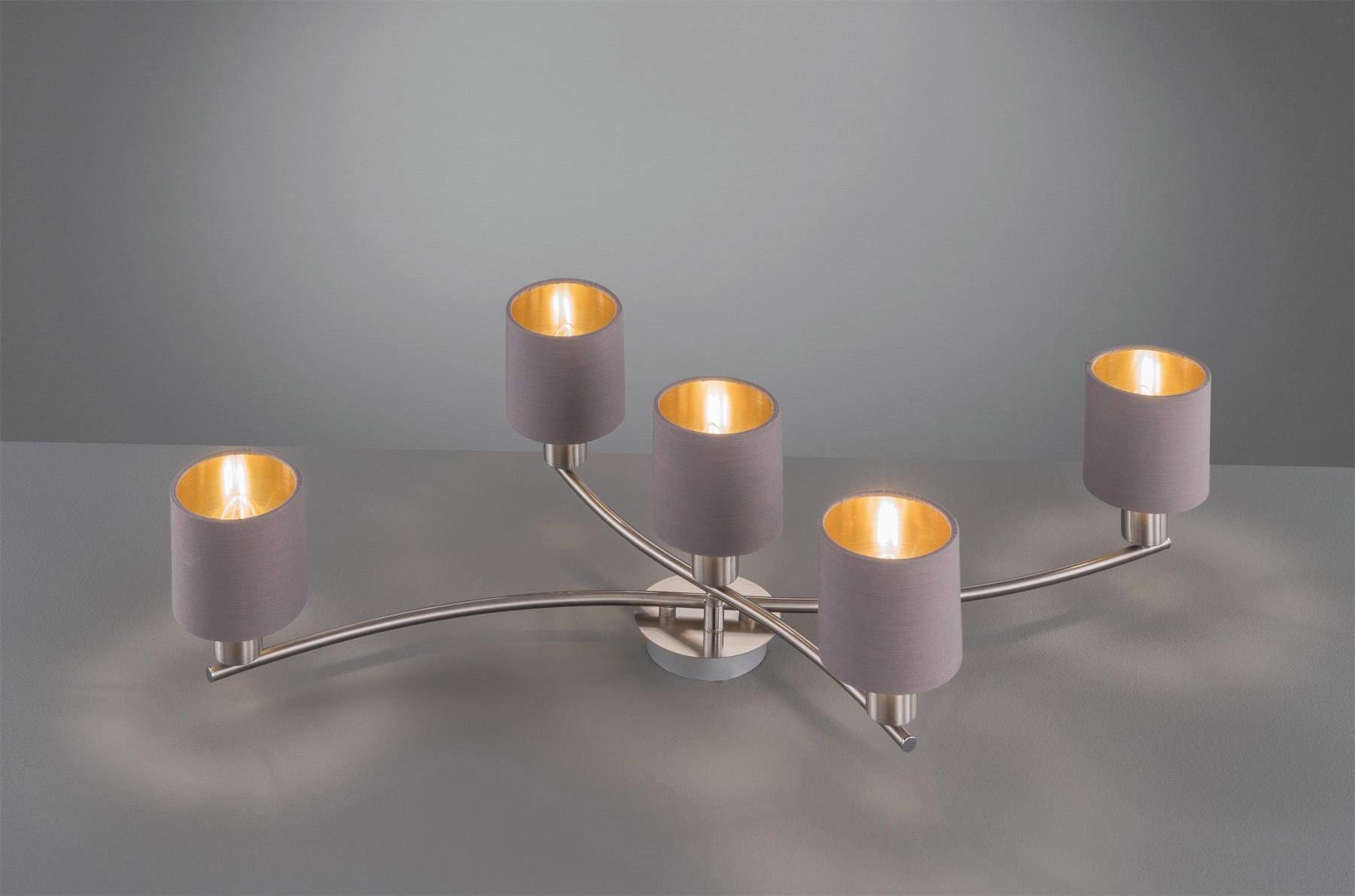 TRIO Leuchten Deckenleuchte »Garda«, 5 flammig-flammig, schwenkbar, Leuchtmittel  tauschbar auf Rechnung kaufen | Tischlampen