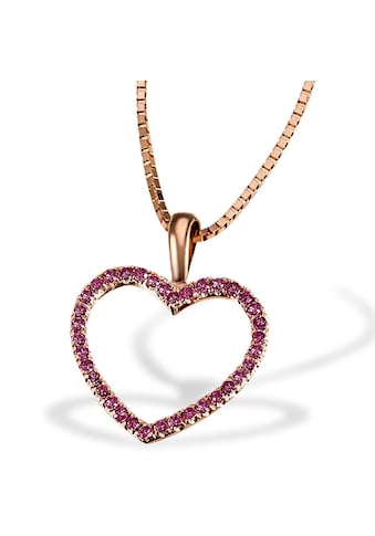 goldmaid Collier Red Heart 375 Rotgold 30 Rubine 0,18 ct. kaufen