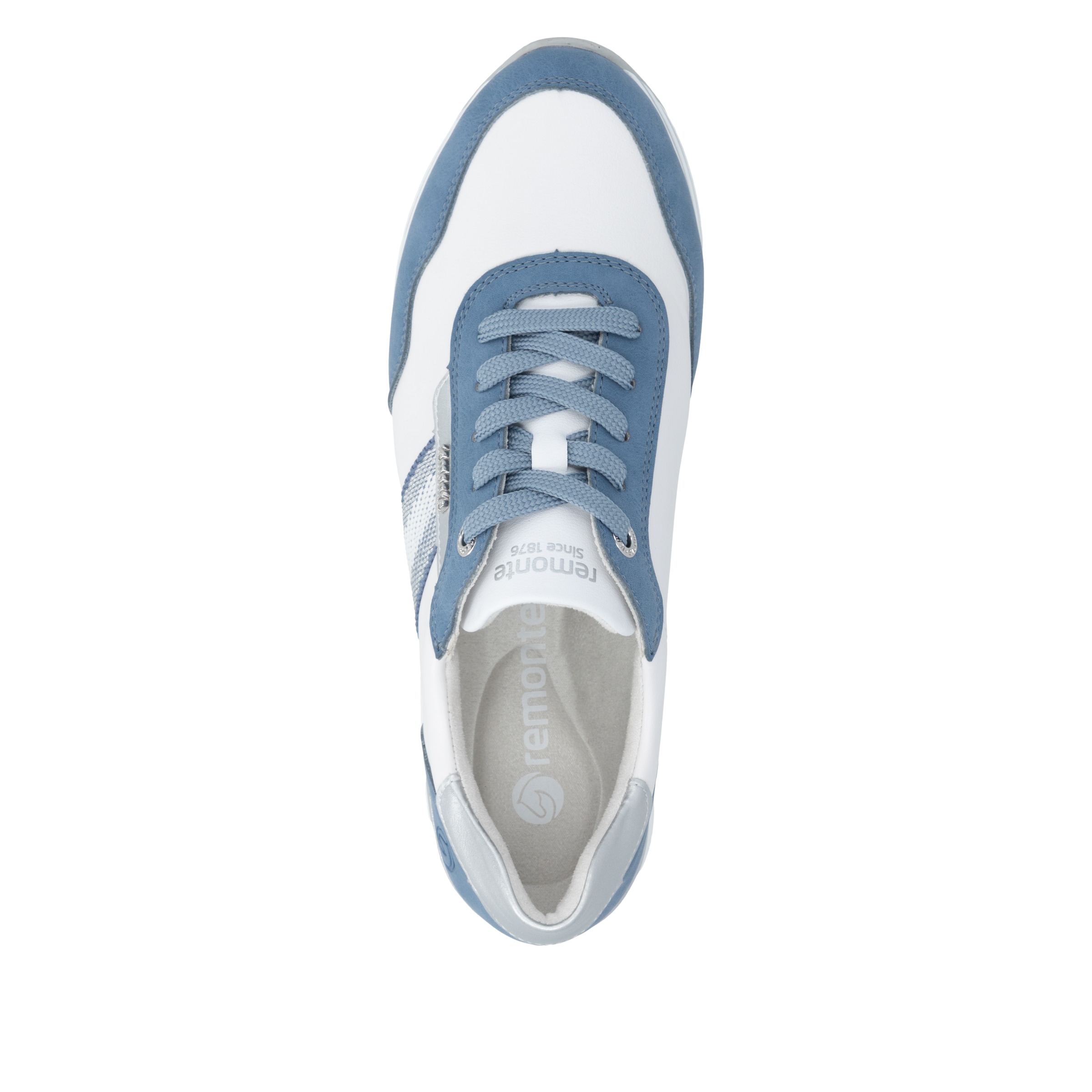 Remonte Plateausneaker  Halbschuh, Schnürschuh mit Metallicdetails und Softfußbett