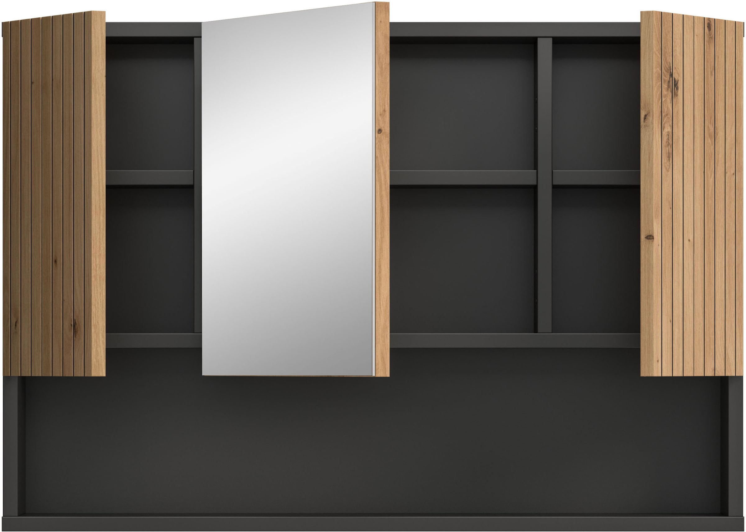welltime Spiegelschrank »MANI, Spiegeltür, 1 offenes Fach, 3 Türen« 1 Stk. tlg.
