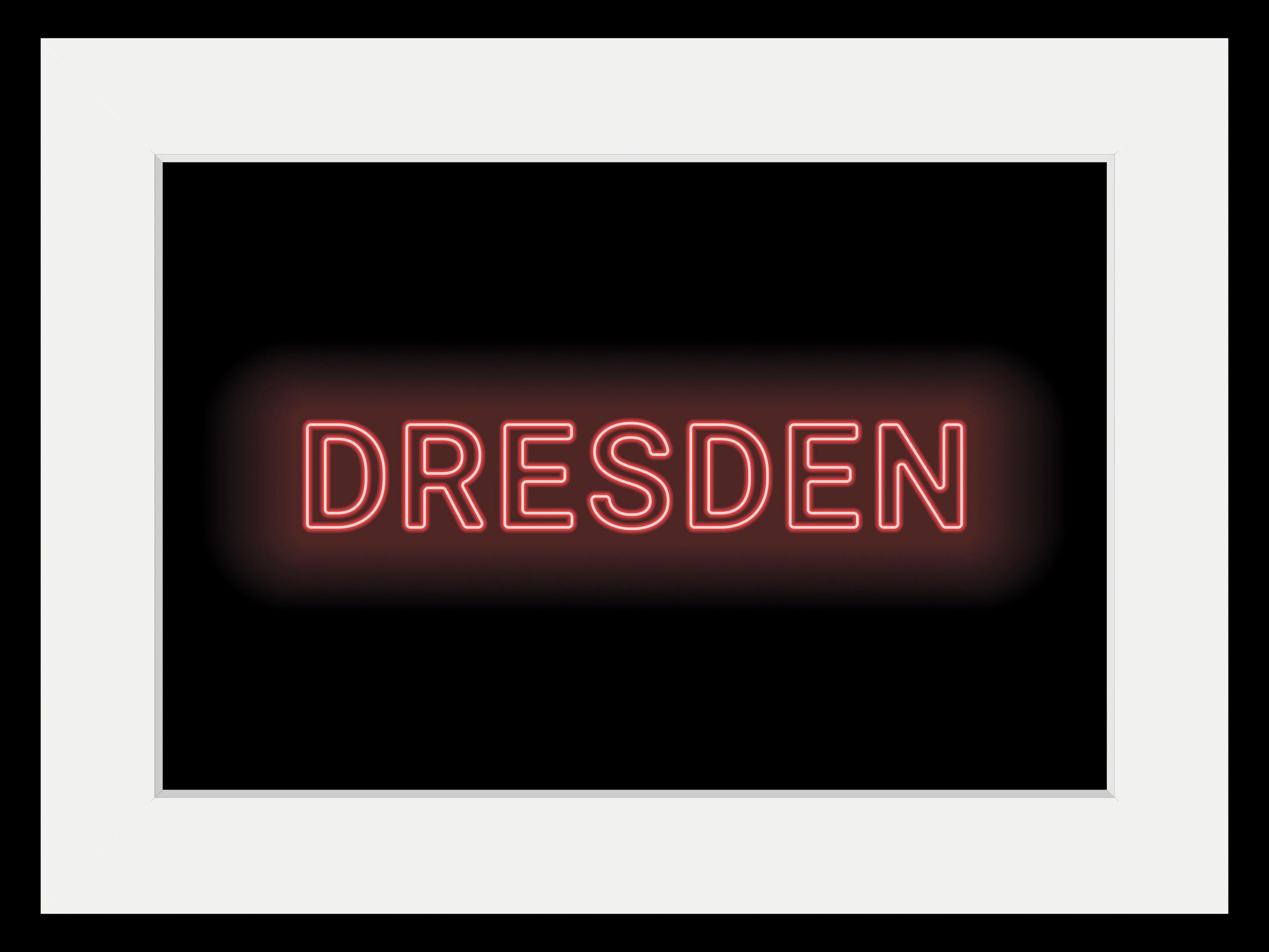 queence Bild »DRESDEN LIGHTS«, Städte-Schriftzug-Dresden, (1 St.), HD Premi günstig online kaufen