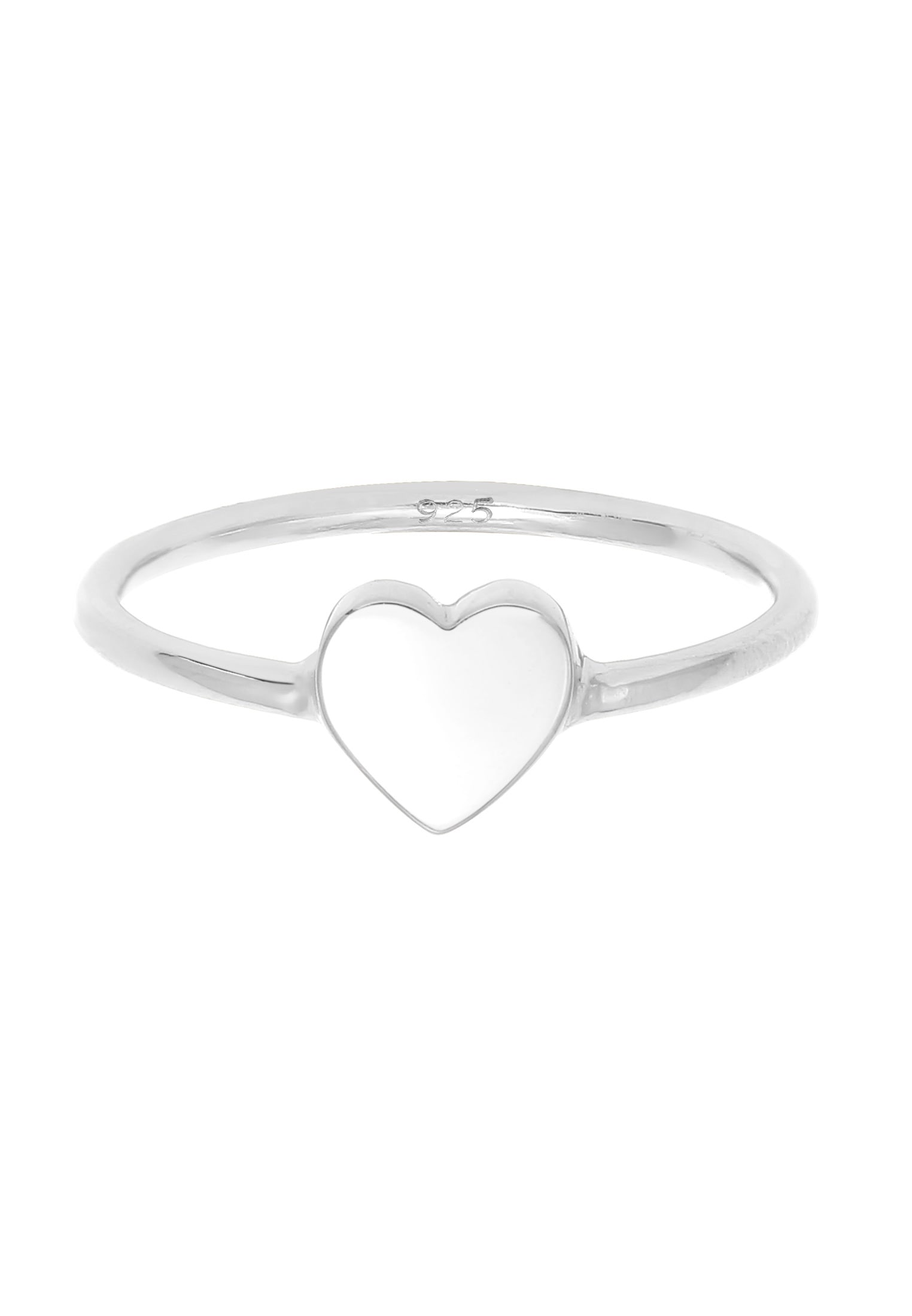 Elli Fingerring »Herz Liebe Valentinstag Zeitlos 925 Silber«