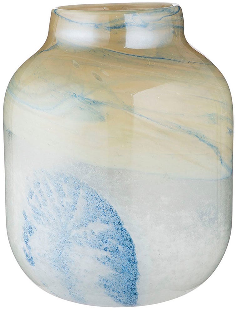 Casablanca by Gilde Tischvase »Fresh, Dekovase«, (1 St.), Vase aus durchgefärbtem Glas, Höhe ca. 24 cm