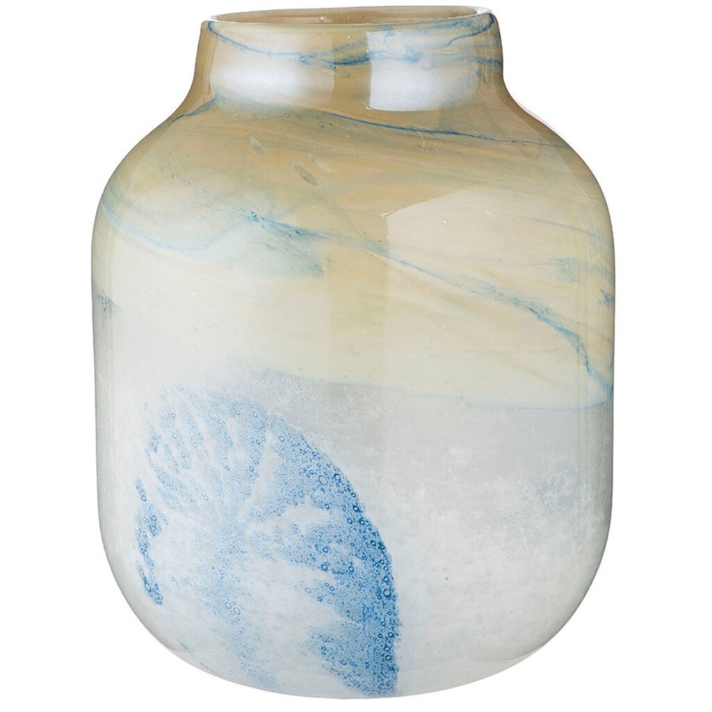 Casablanca by Gilde Tischvase »Fresh, Dekovase«, (1 St.), Vase aus durchgefärbtem Glas, Höhe ca. 24 cm