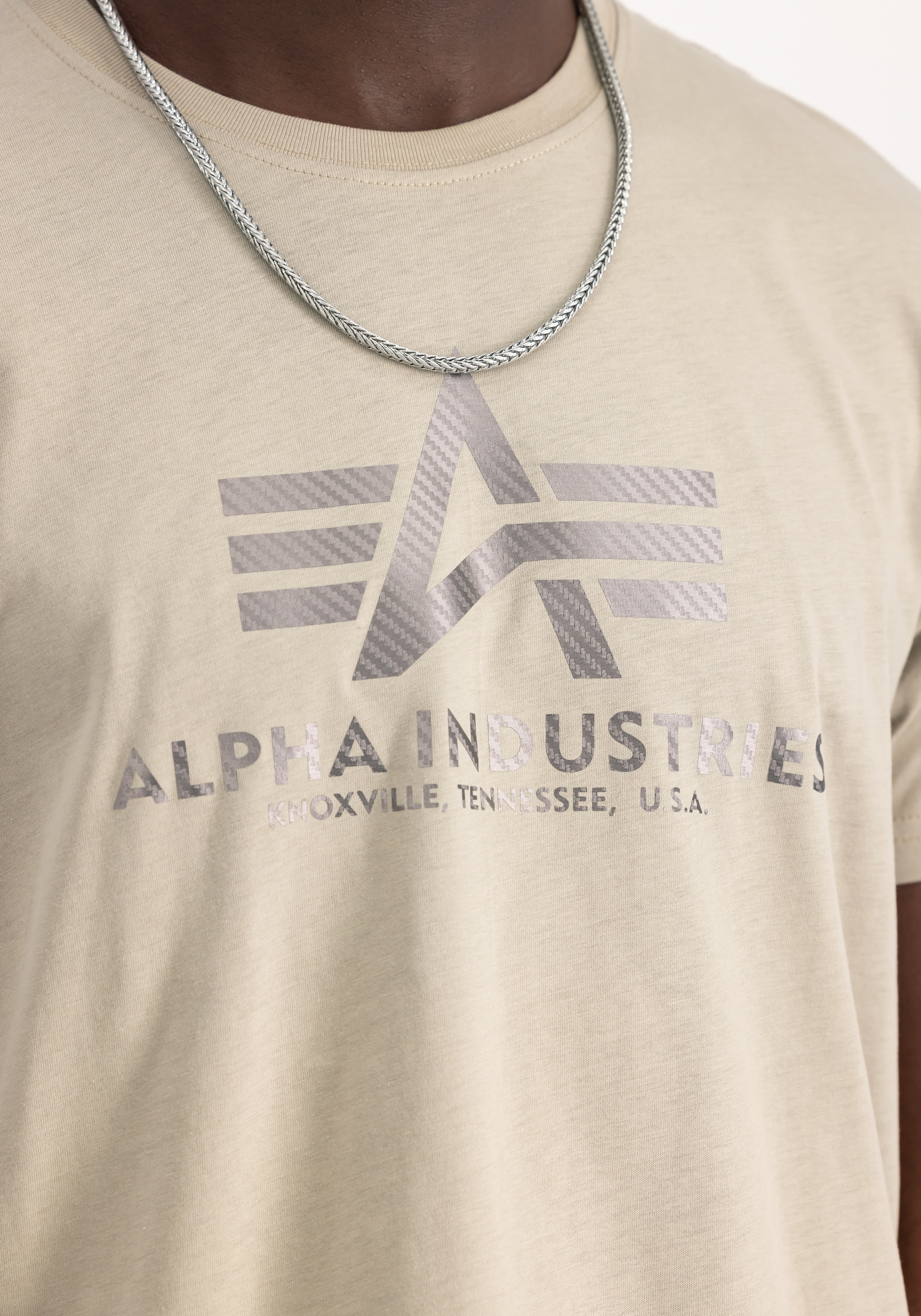 Alpha Industries T-Shirt »Alpha Industries Men - T-Shirts Basic T Carbon«