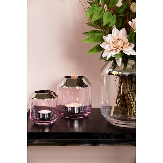 Fink Teelichthalter »SMILLA«, (Set, 2 St.), aus mundgeblasenem Glas auf  Raten kaufen