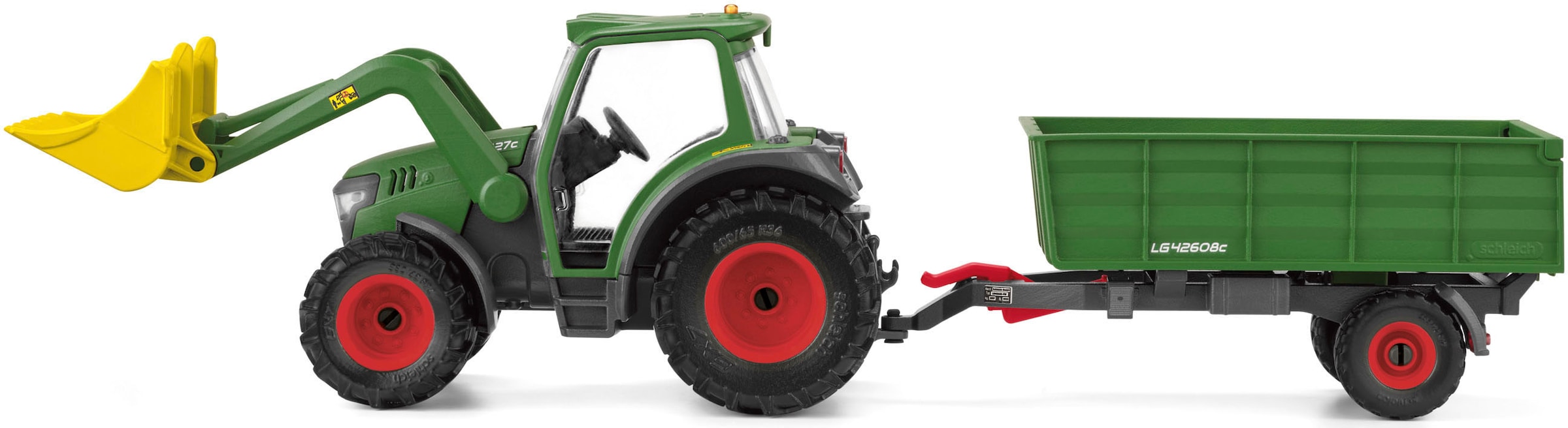 Schleich® Spielwelt »FARM WORLD, Traktor mit Anhänger (42608)«