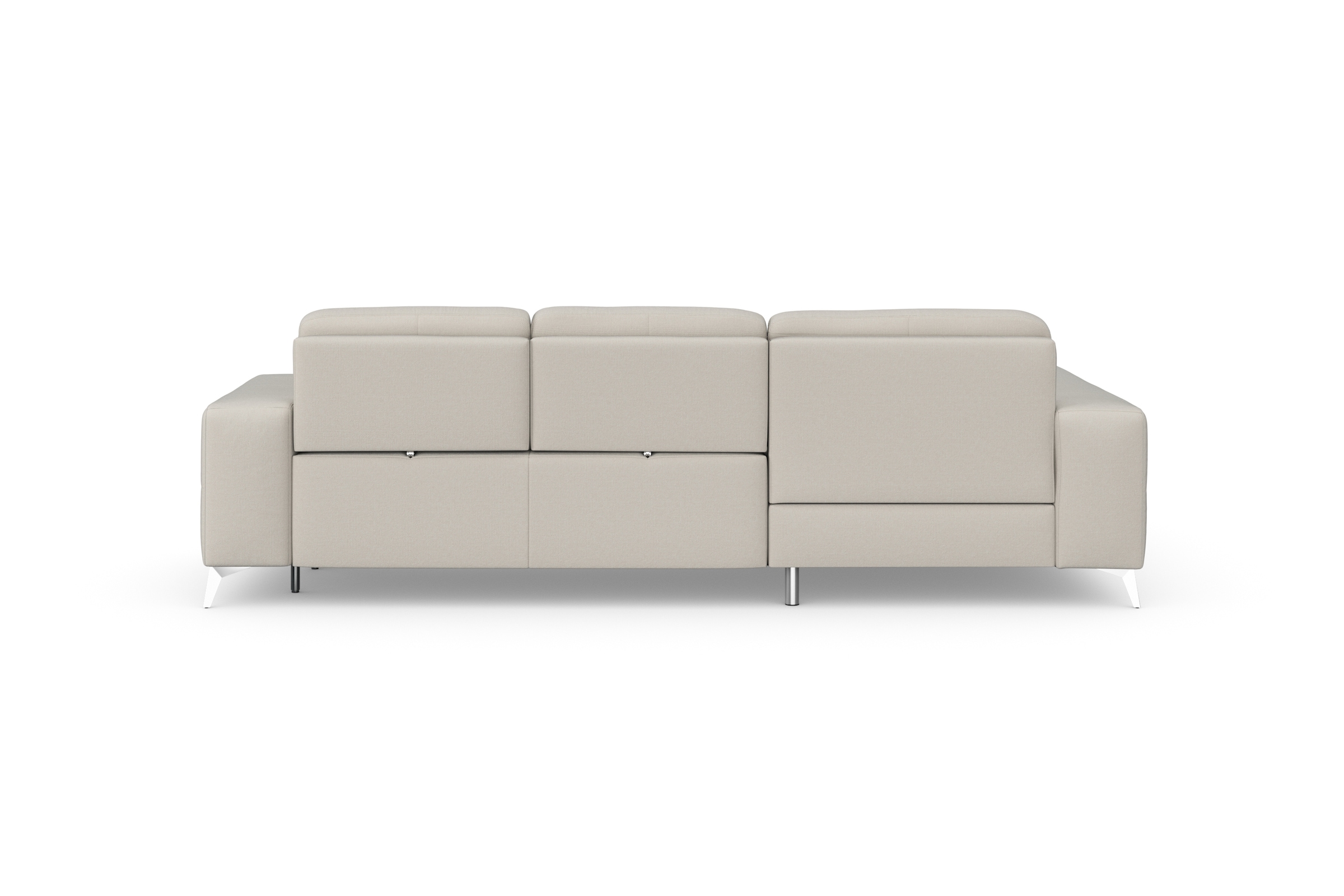 sit&more Ecksofa »Baviene L-Form«, inklusive Sitztiefenverstellung und Federkern, wahlweise Bettfunktion