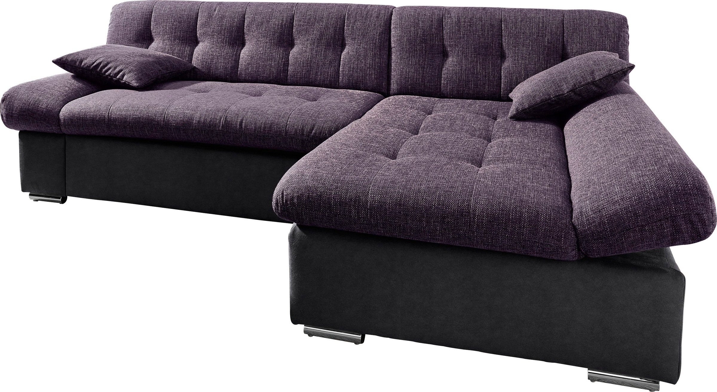 TRENDMANUFAKTUR Ecksofa »Reggae, modern und bequem, aktueller Materialmix, günstig online kaufen