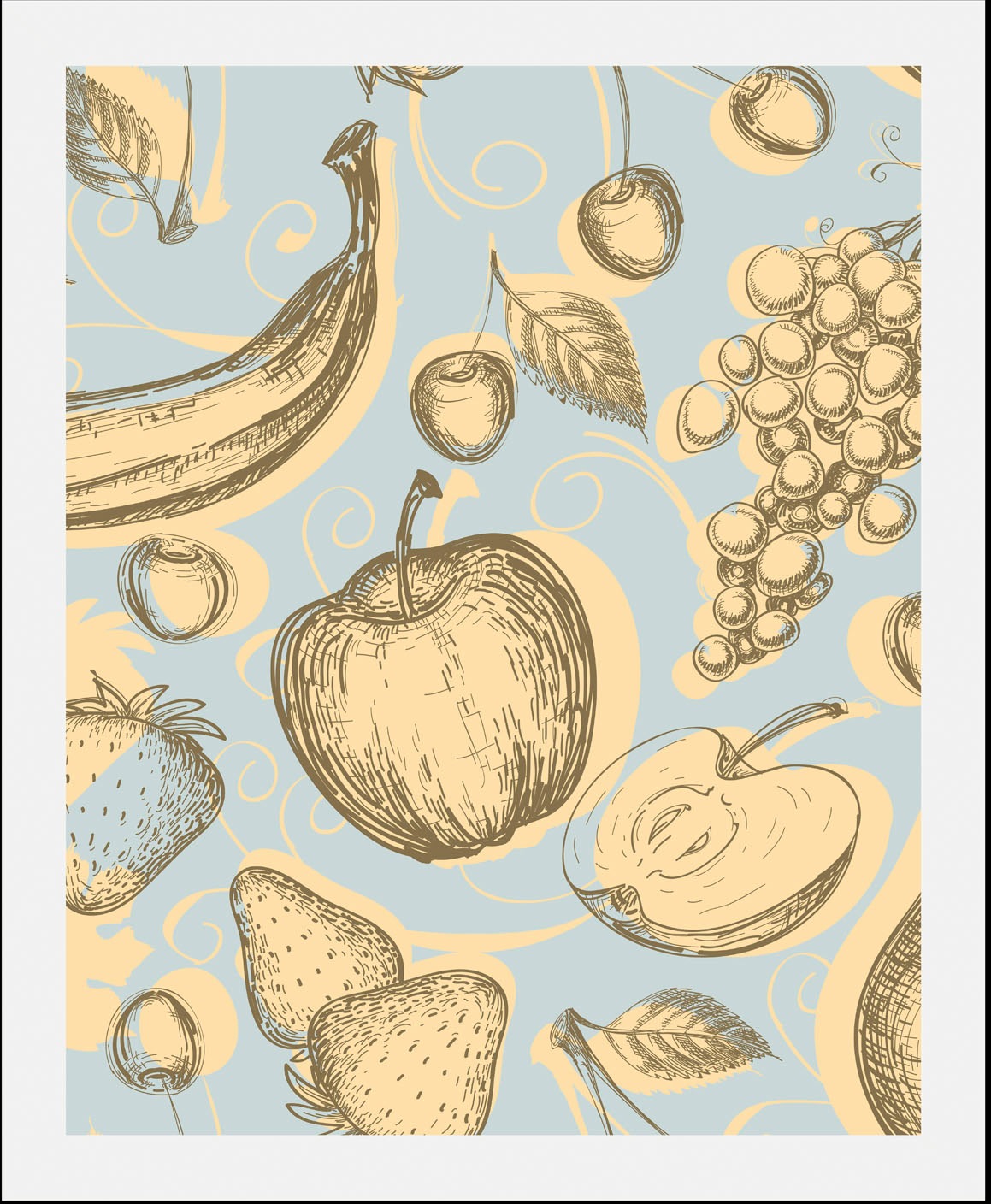 queence Bild »Elijah«, Obst-Obst Bilder-Essen-Lebensmittel-Kunst, (1 St.), günstig online kaufen
