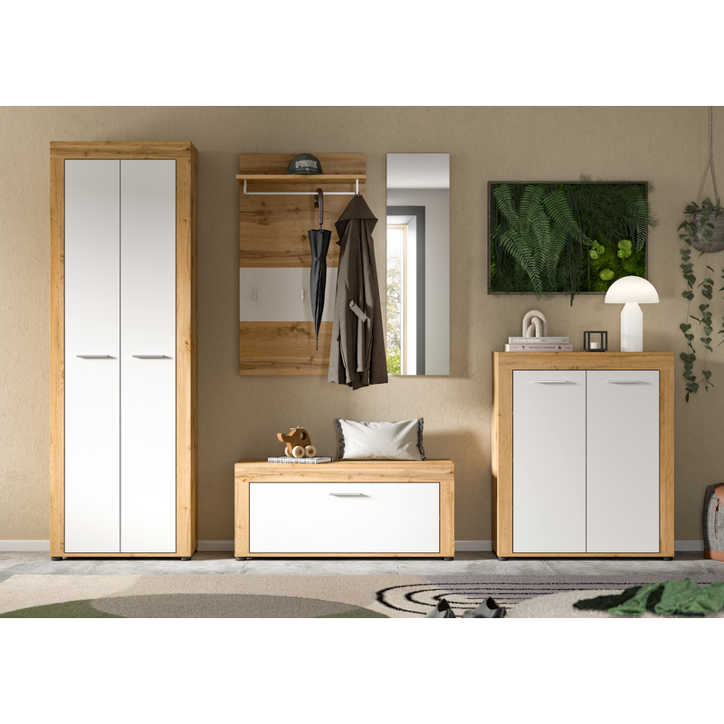 INOSIGN Garderoben-Set »Aosta« Set, 5 Stk. tlg. Wotan Eiche Nachbildung Maße B/H/T ca.: 285 x 191 x 35 cm bei 20cm Typenabstand