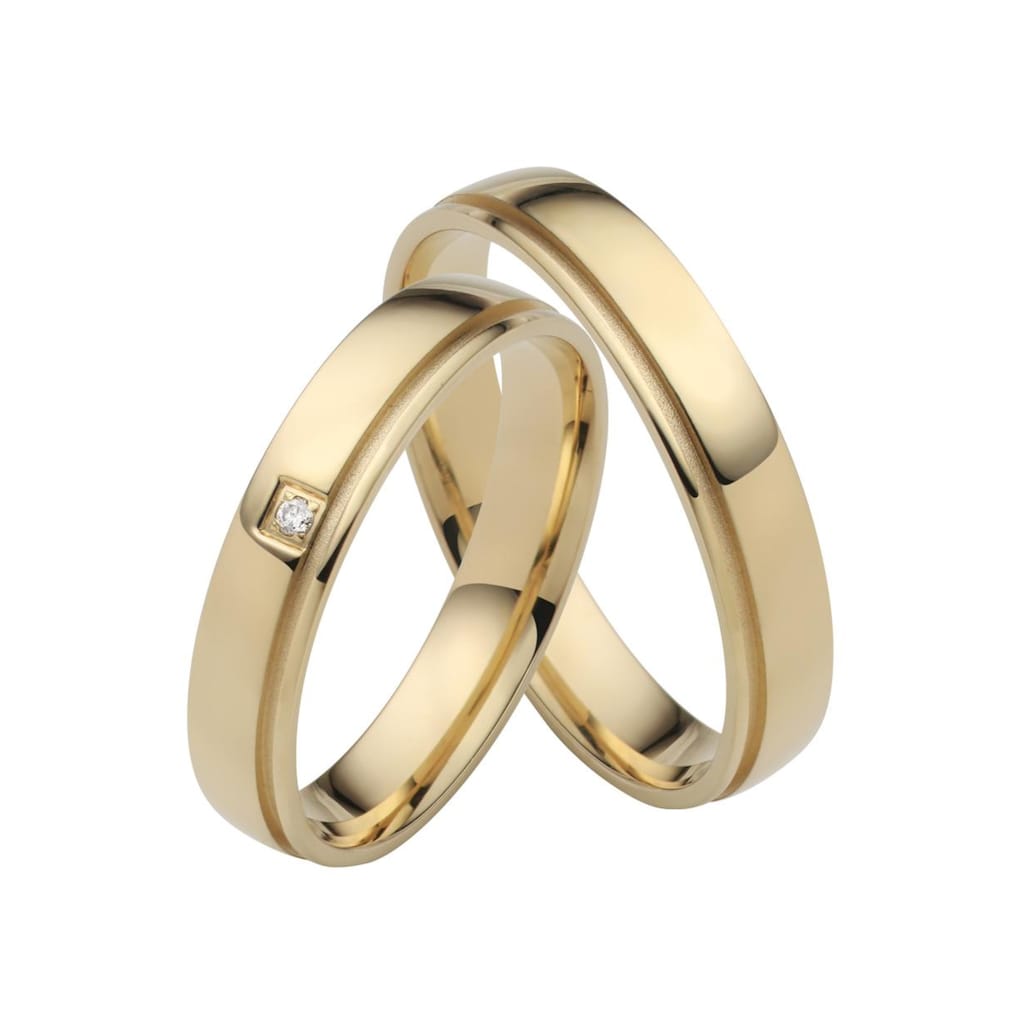 Firetti Trauring »Schmuck Geschenk Gold 750 Hochzeit Ehering "LIEBE"«