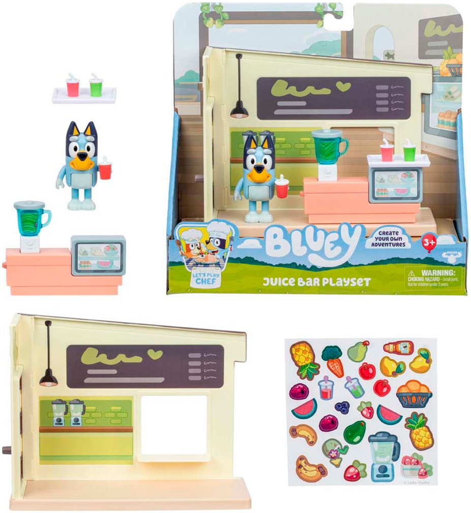 Moose Spielwelt »Bluey, Mini-Spielset , Let's Play Chef Saftbar«