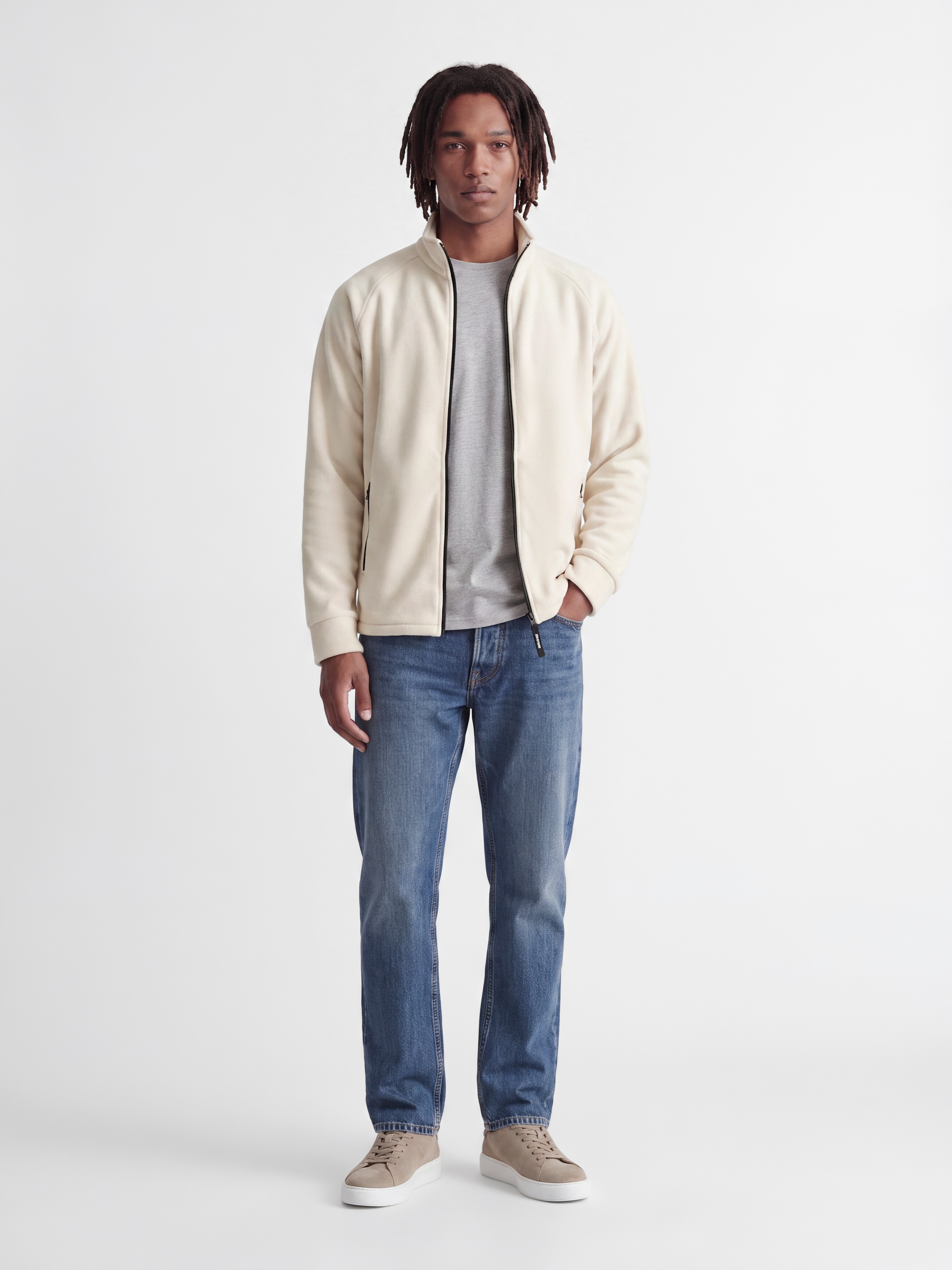 Jack & Jones Fleecejacke »JJPLUTO FLEECE JACKET« Kunstfaser, regular fit