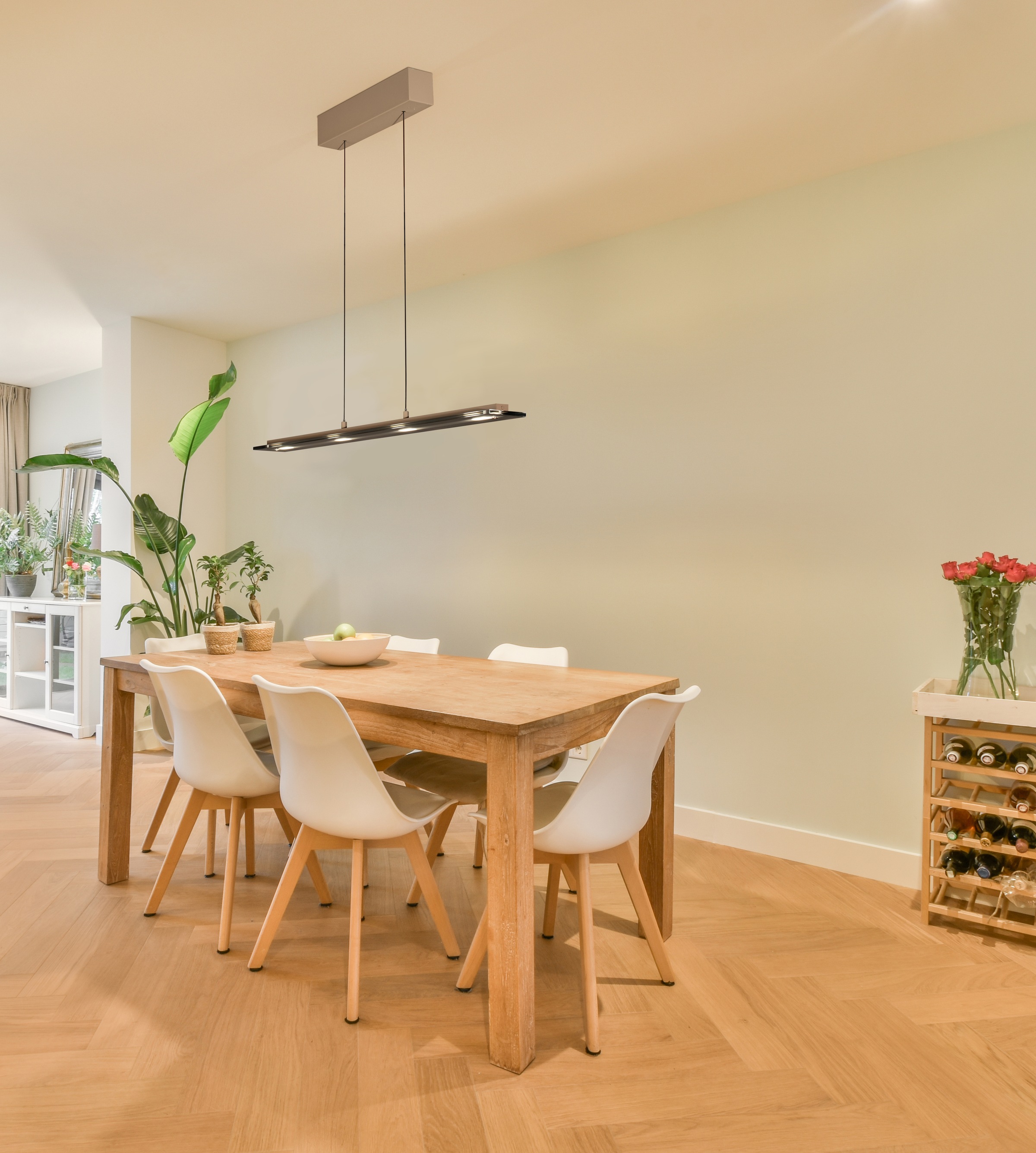 FISCHER & HONSEL Pendelleuchte »Torvi« LED-Board 1 Stk. Farbtemperatur in 3 Stufen einstellbar, höhenverstellbar mit Kabellift