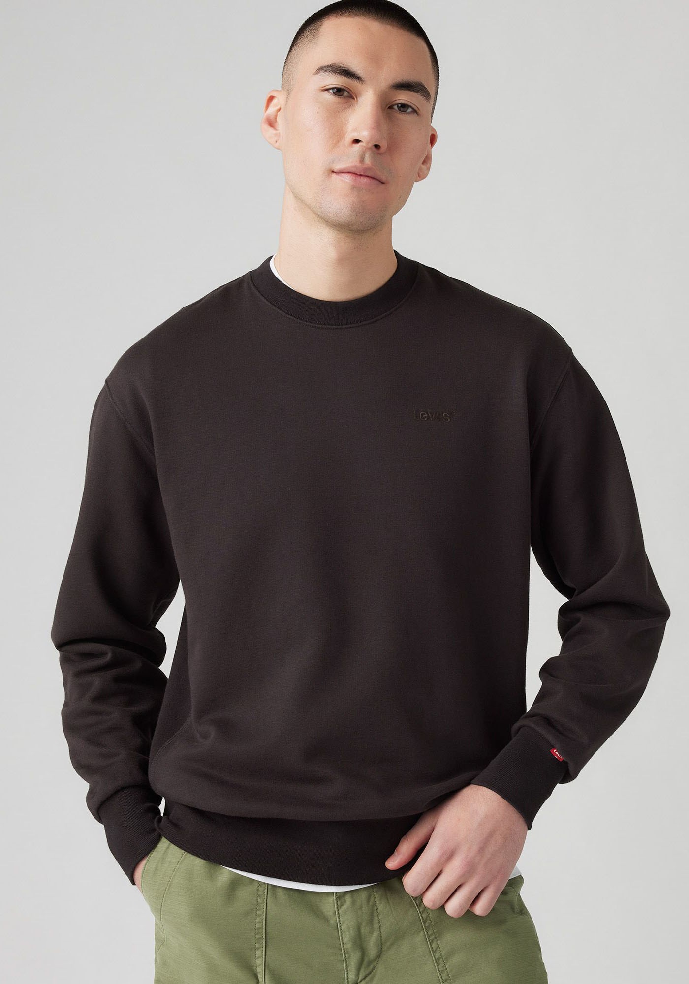 Levi's® Sweatshirt »AUTHENTIC CREW«, mit Logostickerei