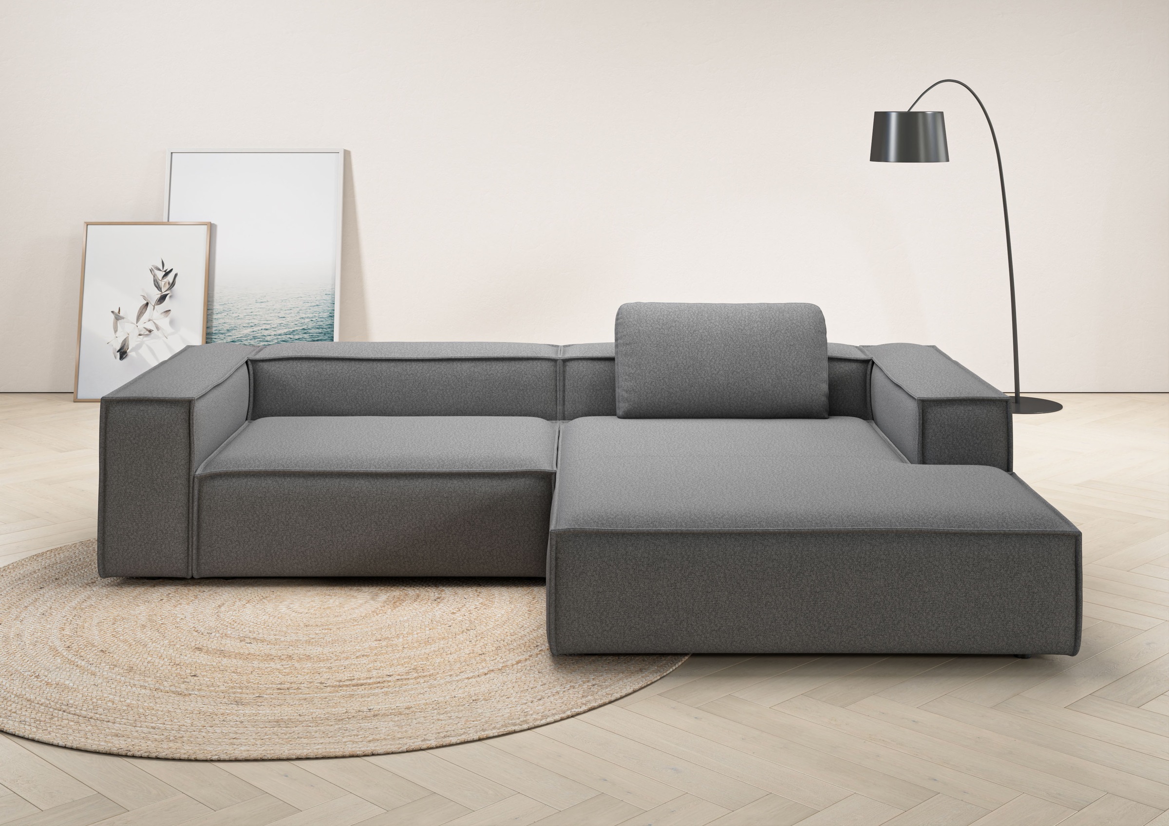 Places of Style Ecksofa »Watertown, modernes XXL L-Form, 306 cm breit«, Gro günstig online kaufen